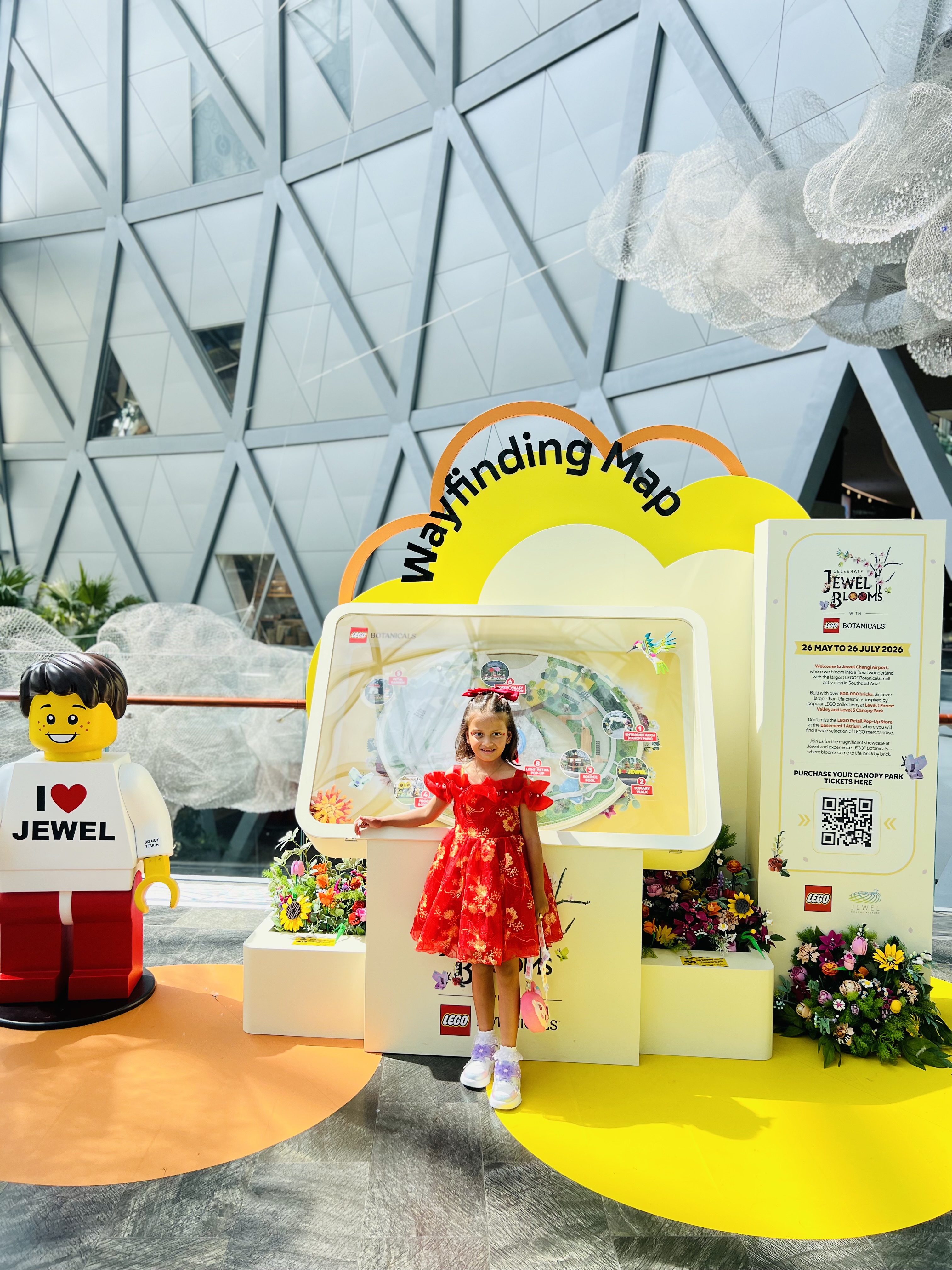 Jewel Changi Airport has turned into a LEGO floral wonderland and it is a June holiday must-visit for kids