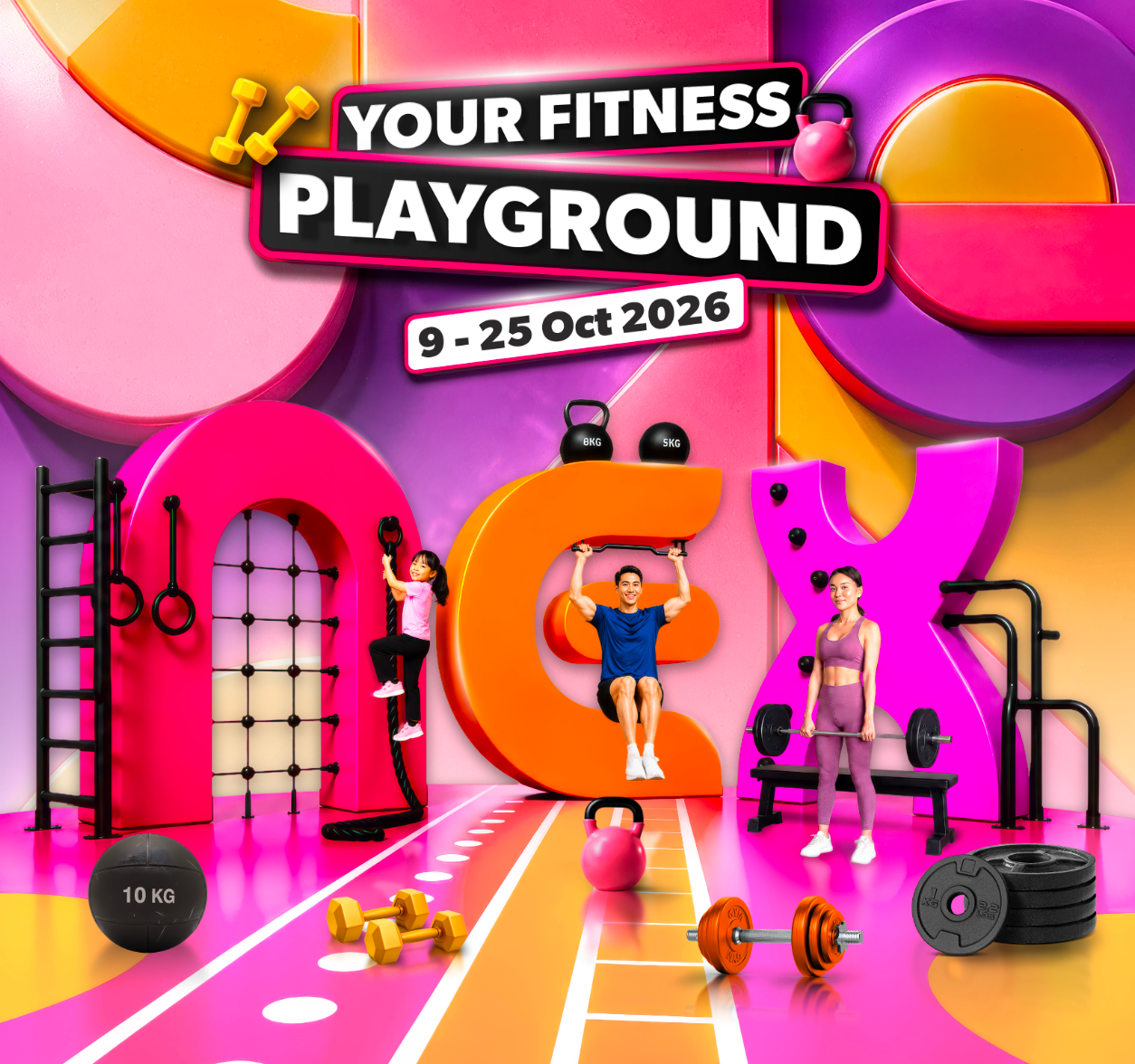Get moving at NEX this October with fitness challenges, wellness activities and exciting rewards