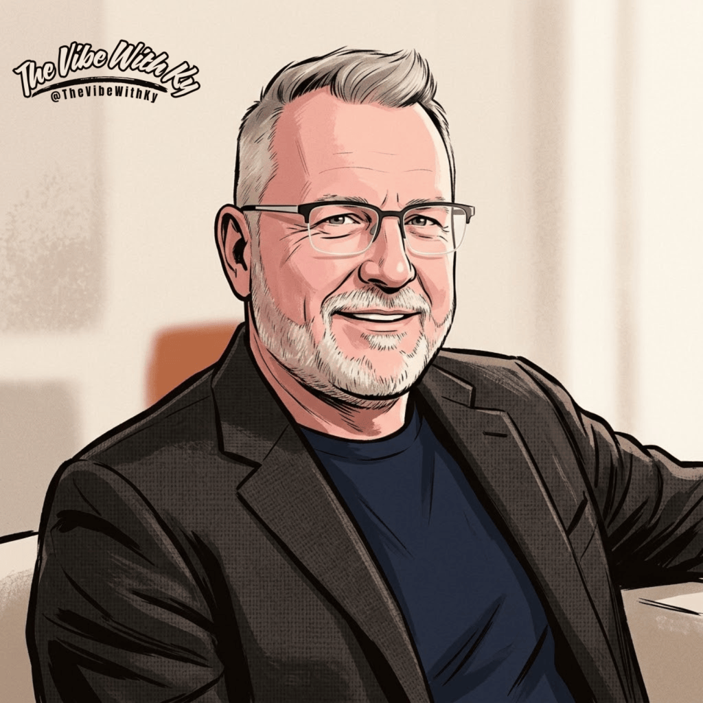 Tim McDonald smiles warmly mid-conversation, a patient advocate, speaker and author in his sixties wearing glasses and a dark blazer.