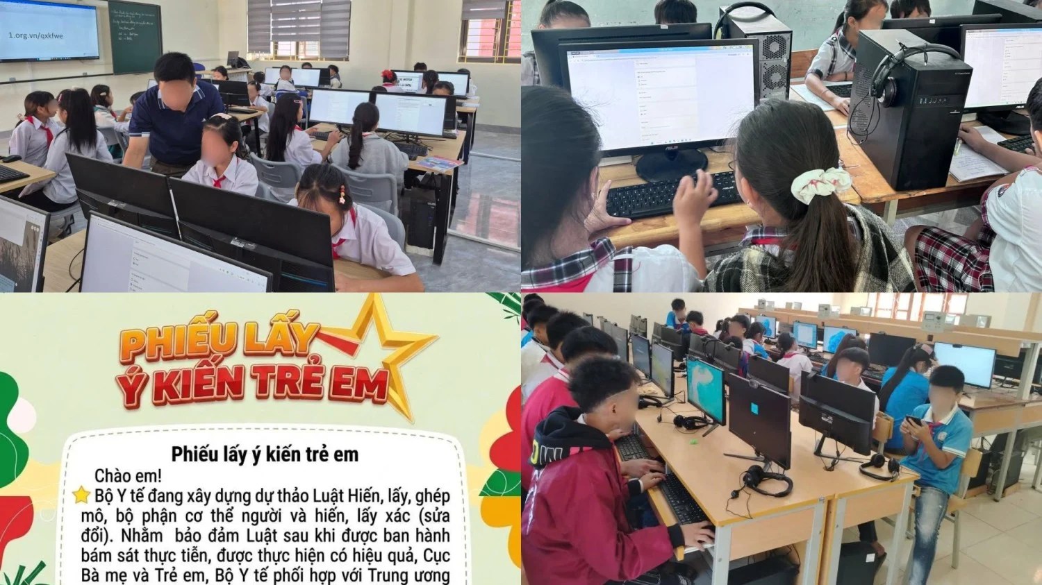 Photo sources: Pioneer Unit of Kim Sơn Primary School, Kim Sơn Commune, Gia Lai Province; Pioneer Unit of Phiêng Pằn Primary and Lower Secondary Boarding School; Liendoi Chicong II; Communications Office of Nà Ớt Ethnic Minority Semi-Boarding Primary and Lower Secondary School.
