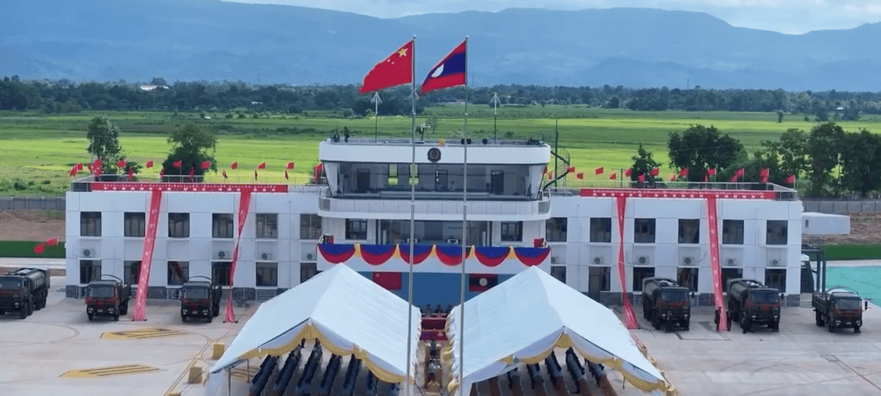 China’s joint military facility with Laos at Ban Keun Airfield in Vientiane Province. Photo: CCTV Military (Chinese state media).