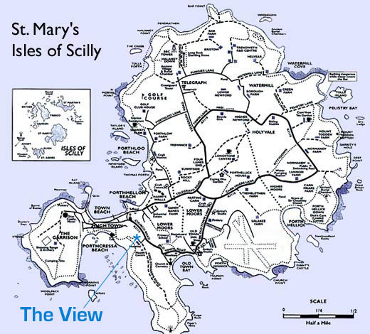 The View Self Contained Detached Studio Suite Harbour Gaze St Mary Map Isc 