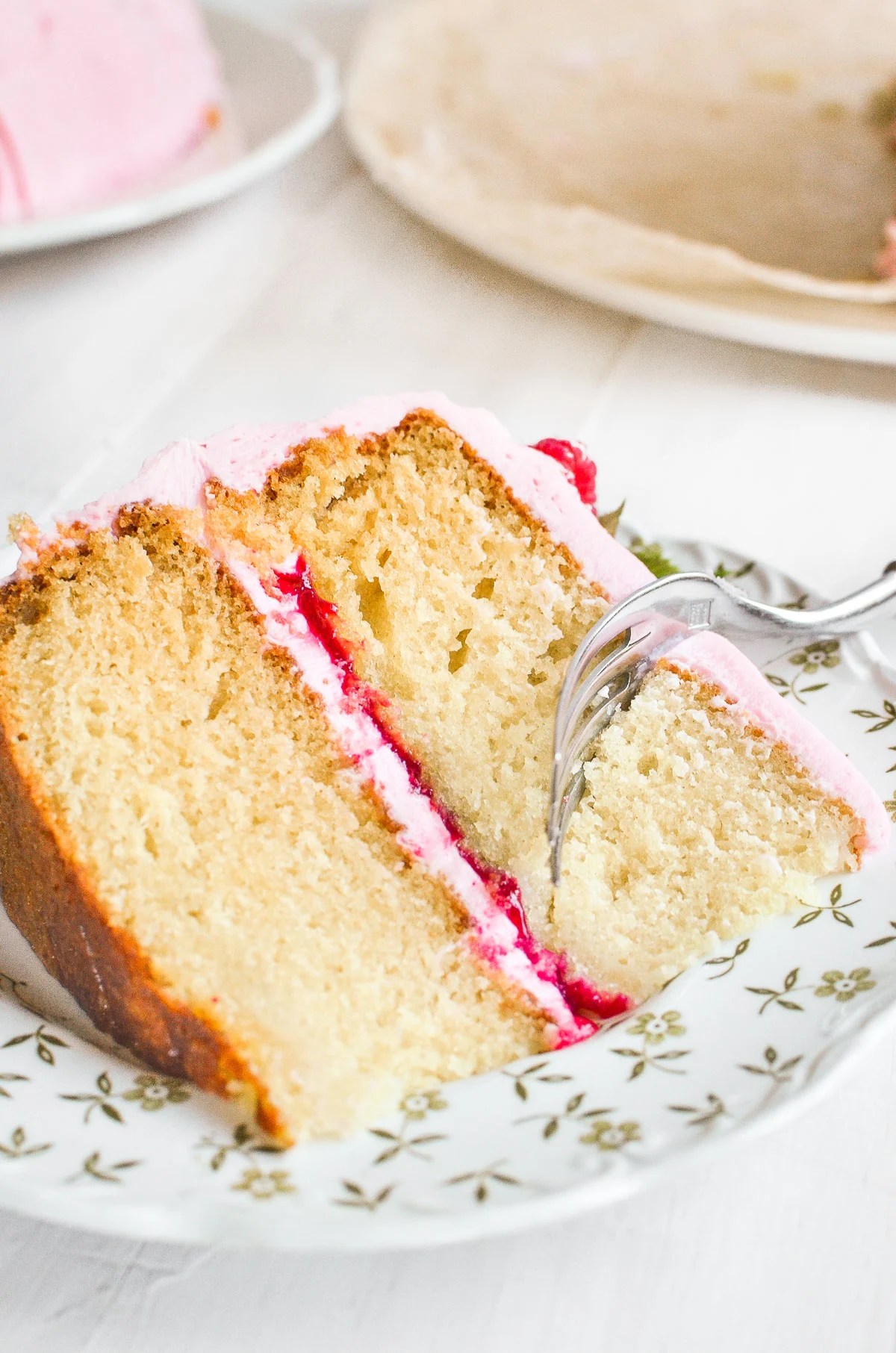 Add the confectioners' sugar and beat until smooth. Vanilla Cake With Raspberry Buttercream The View From Great Island