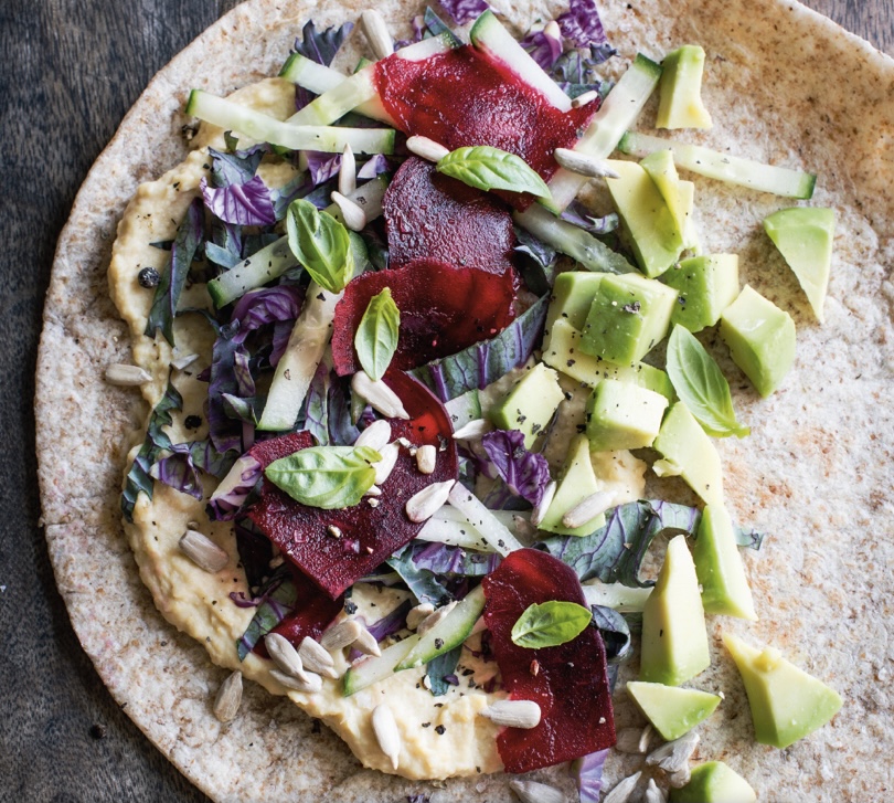 Veggie Hummus Wrap