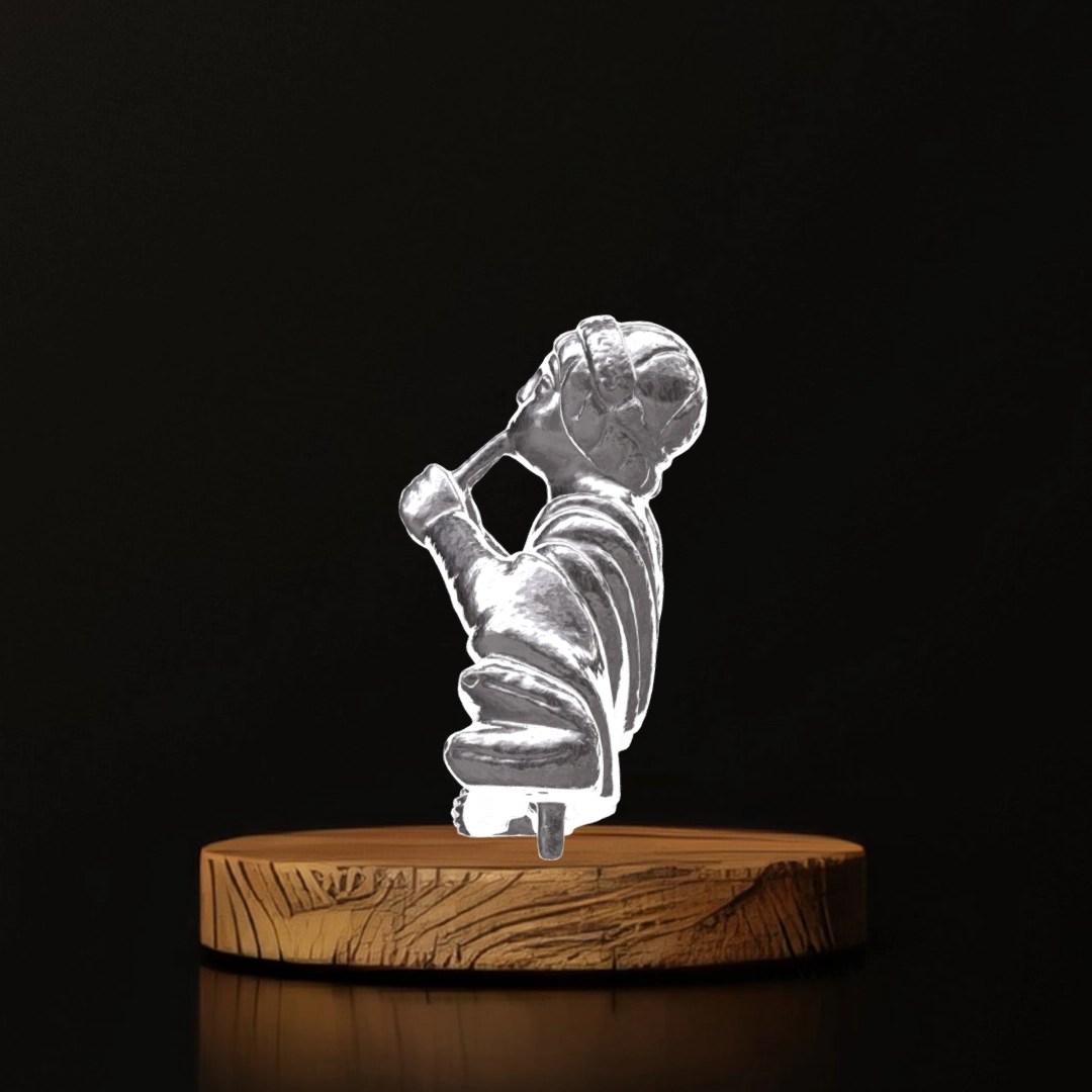 Vessel Ornament of Reclining Flutist - Museum Replica