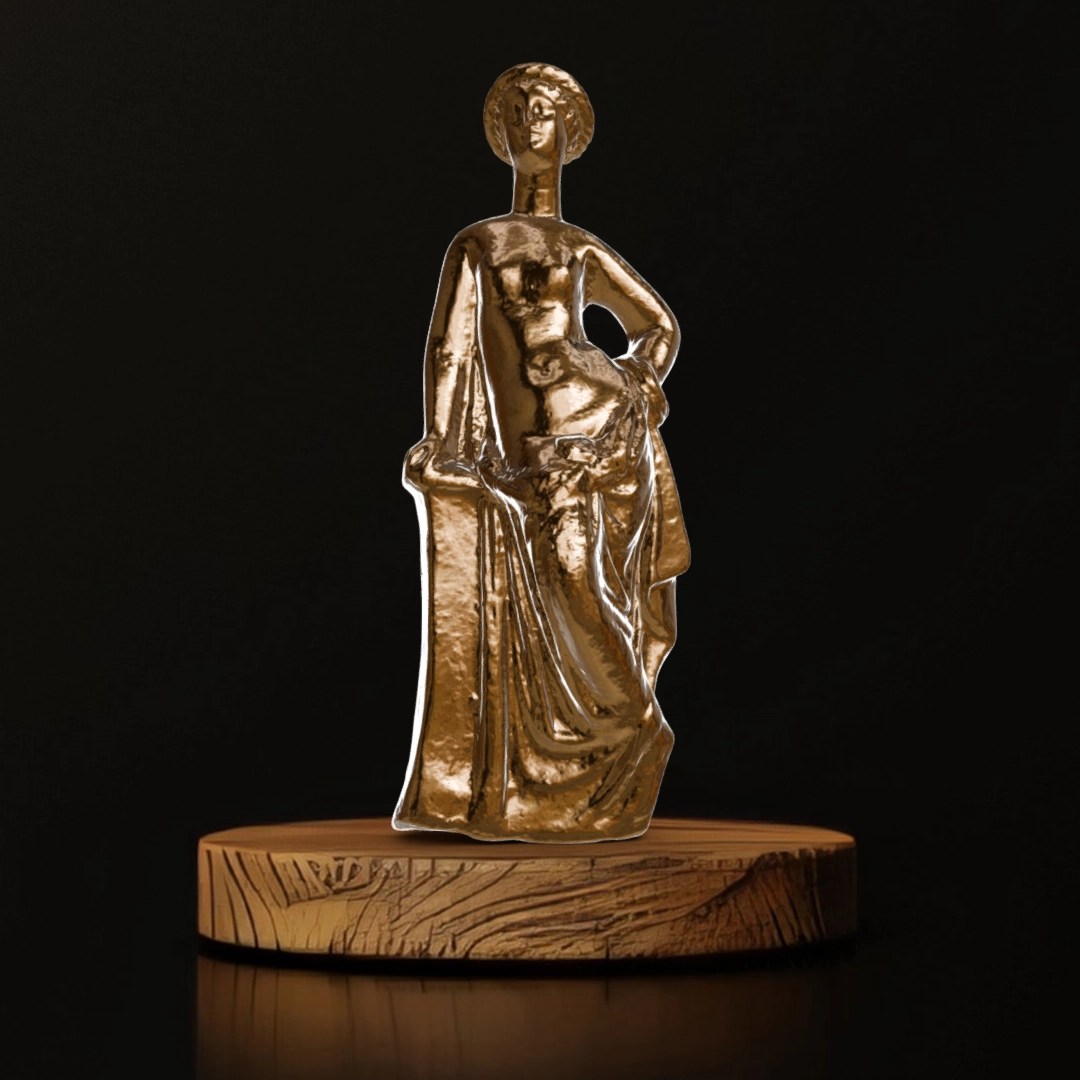 Leaning Lady Figurine - Museum Replica
