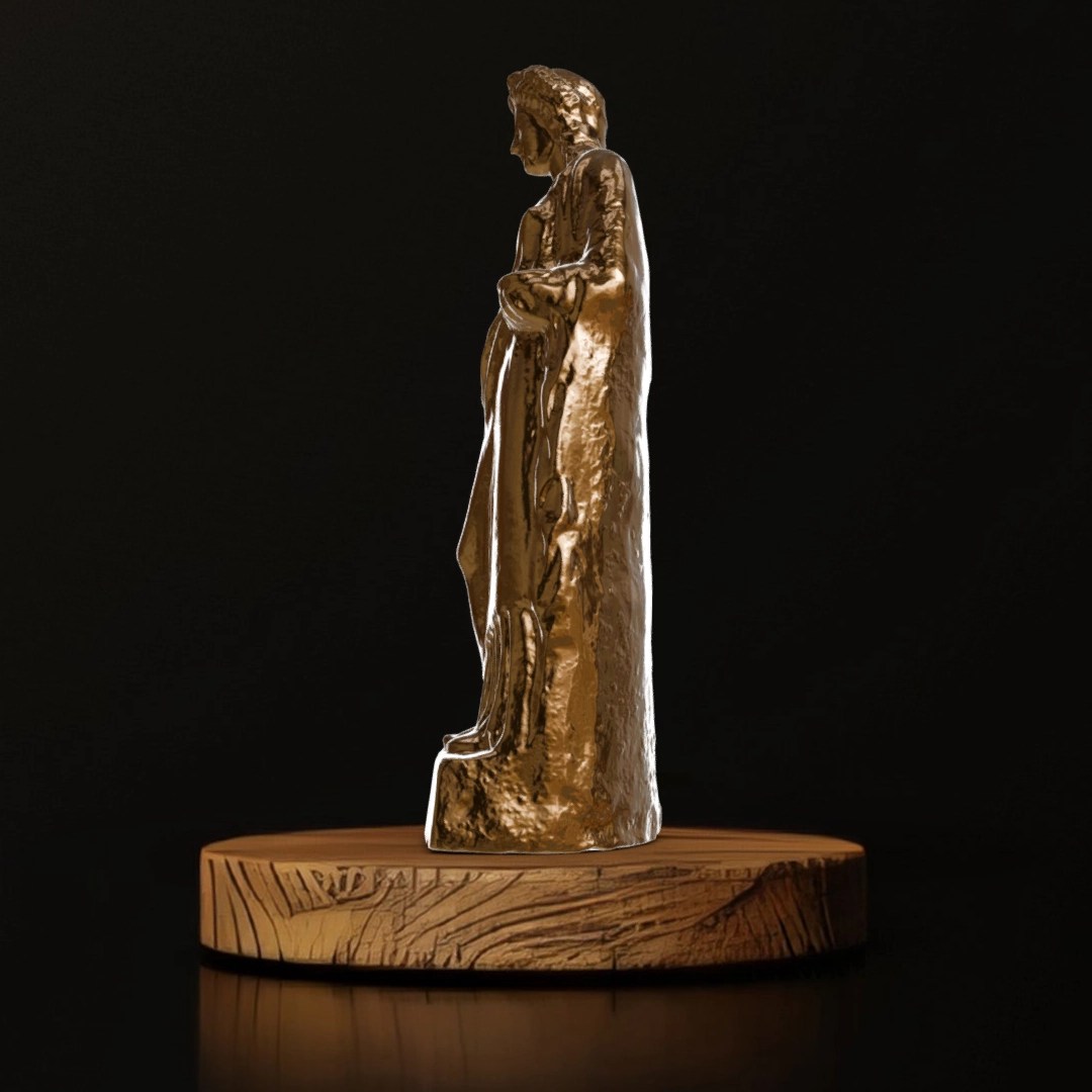 Figurine of Demeter With Pig - Museum Replica