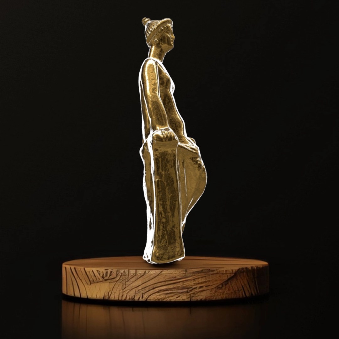 Leaning Lady Figurine - Museum Replica