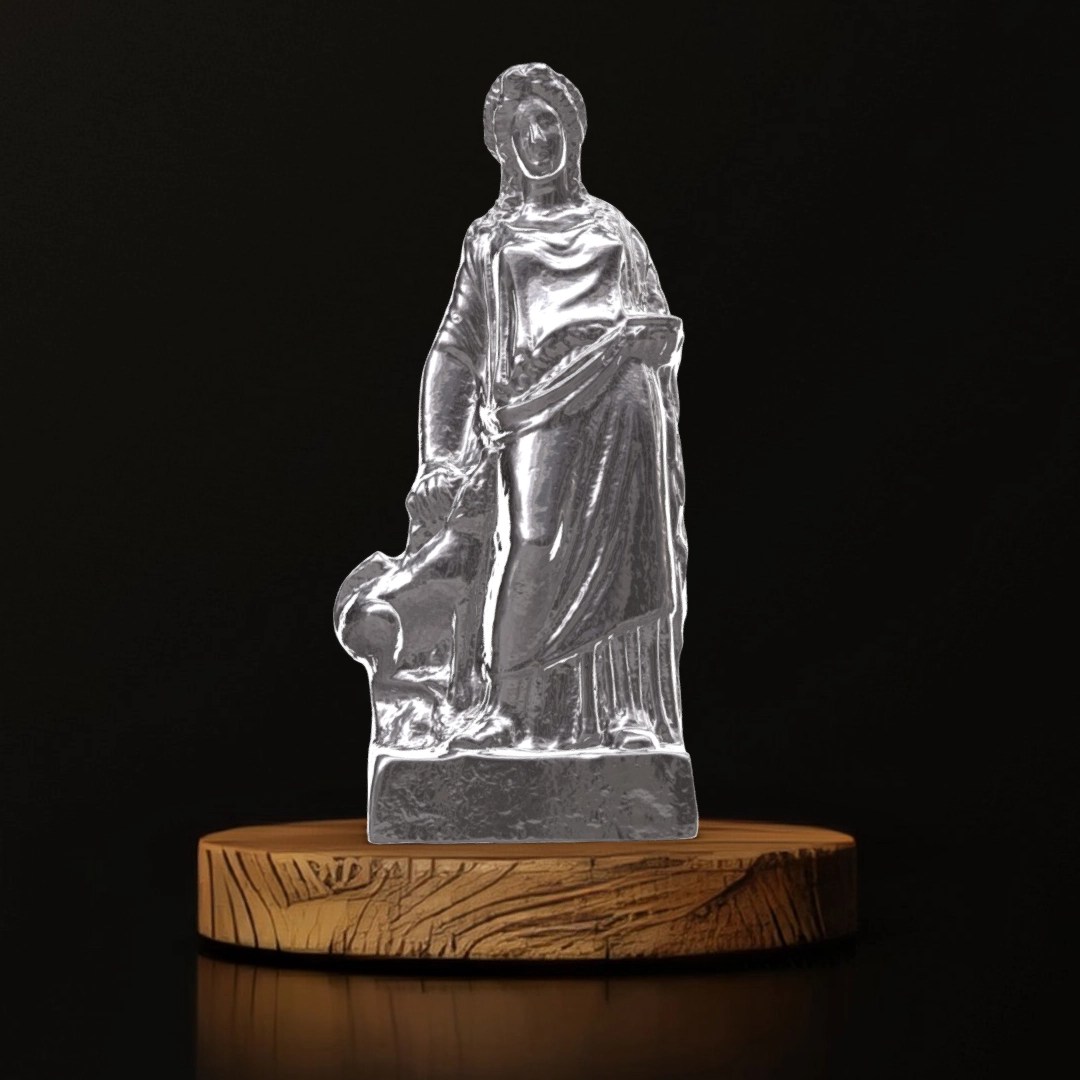 Figurine of Demeter With Pig - Museum Replica