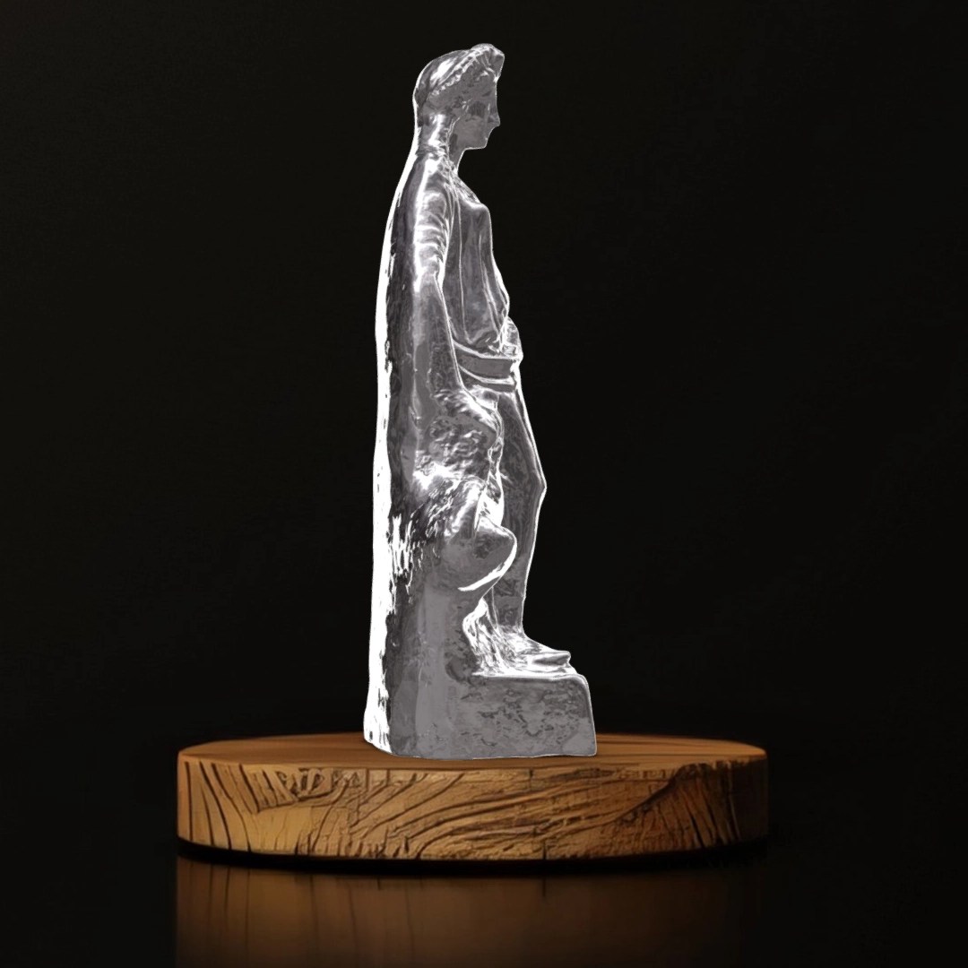 Figurine of Demeter With Pig - Museum Replica