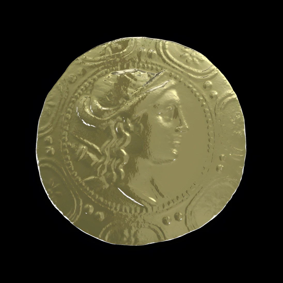 Artemis silver tetradrachm - Museum replica
