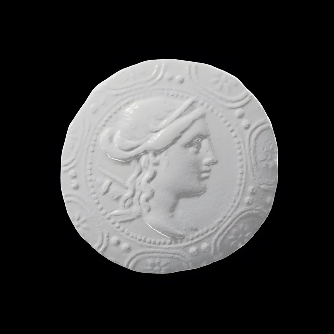 Artemis silver tetradrachm - Museum replica