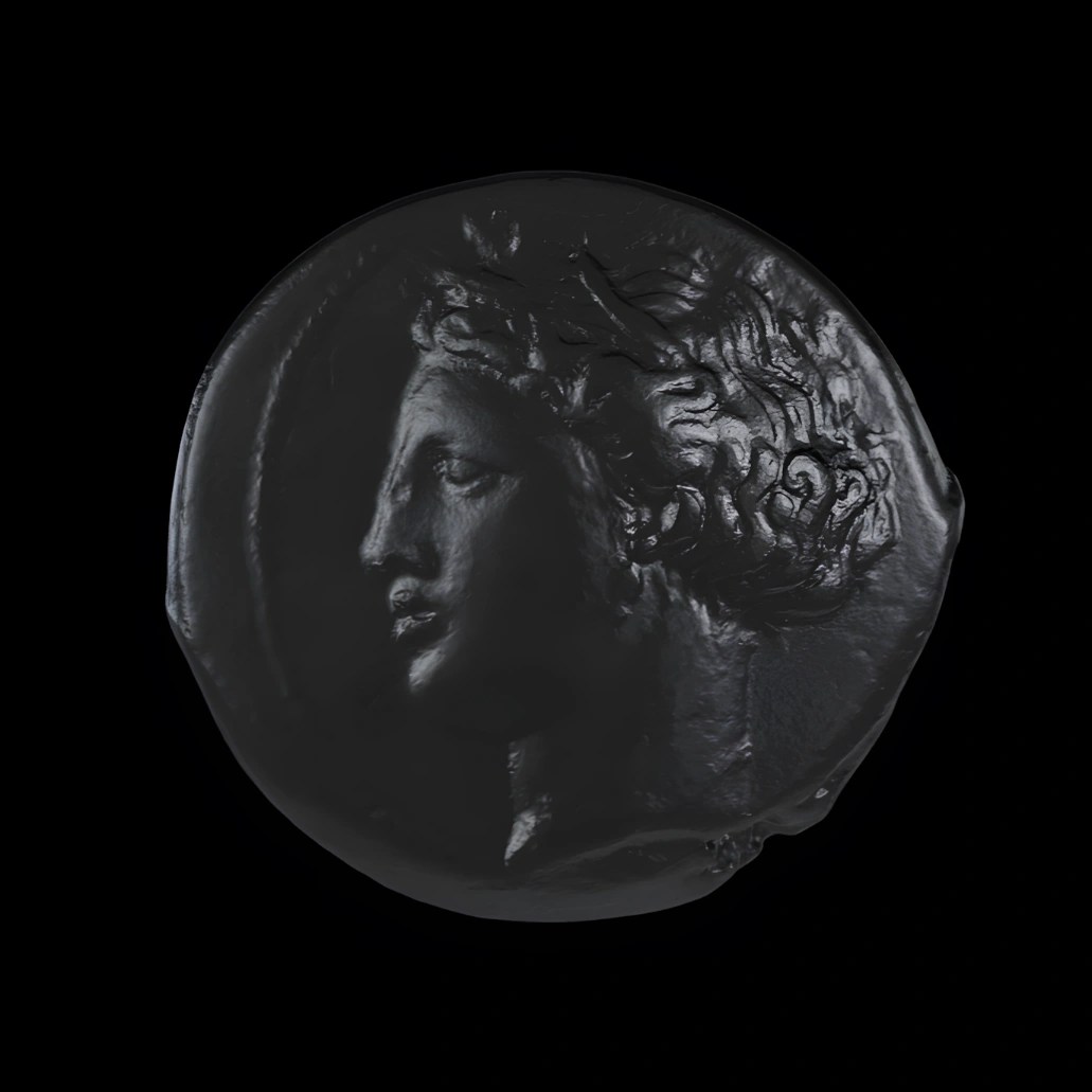 Tanit-Persephone tetradrachm - Museum replica