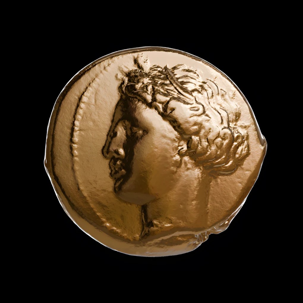 Tanit-Persephone tetradrachm - Museum replica