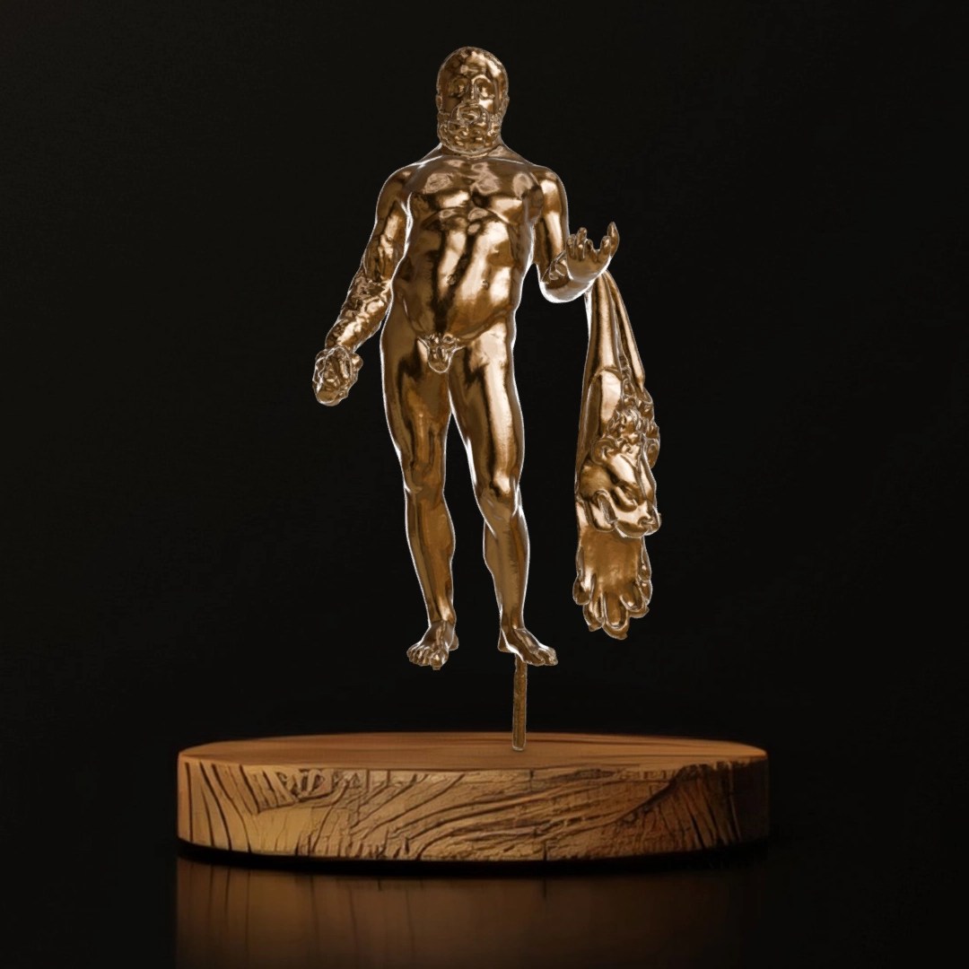 Bronze Statuette of Hercules - Museum Replica