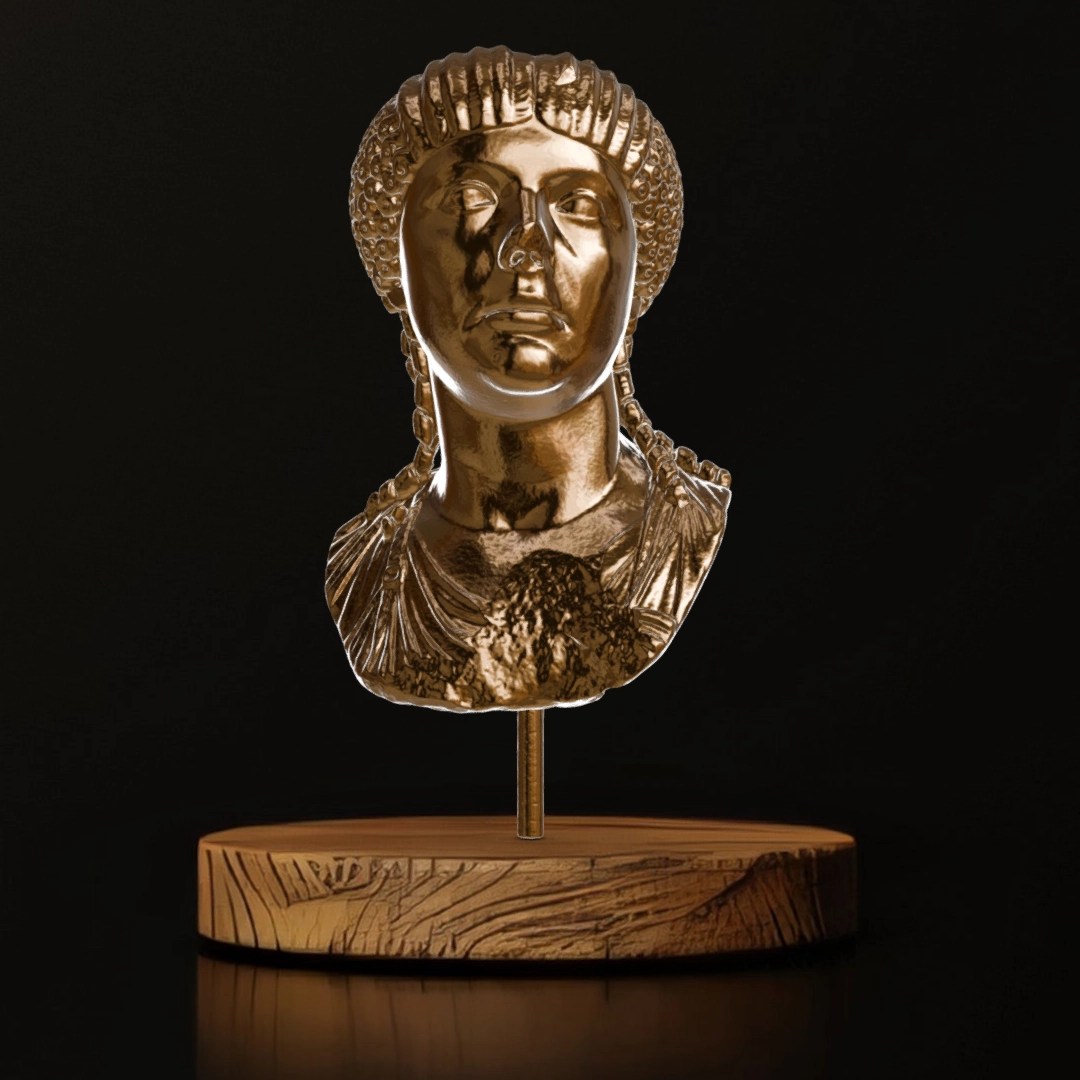Portrait Bust of the Empress Claudia Octavia - Museum Replica
