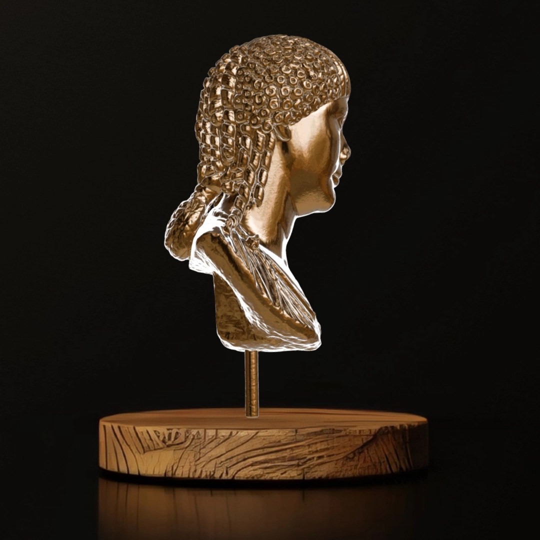 Portrait Bust of the Empress Claudia Octavia - Museum Replica