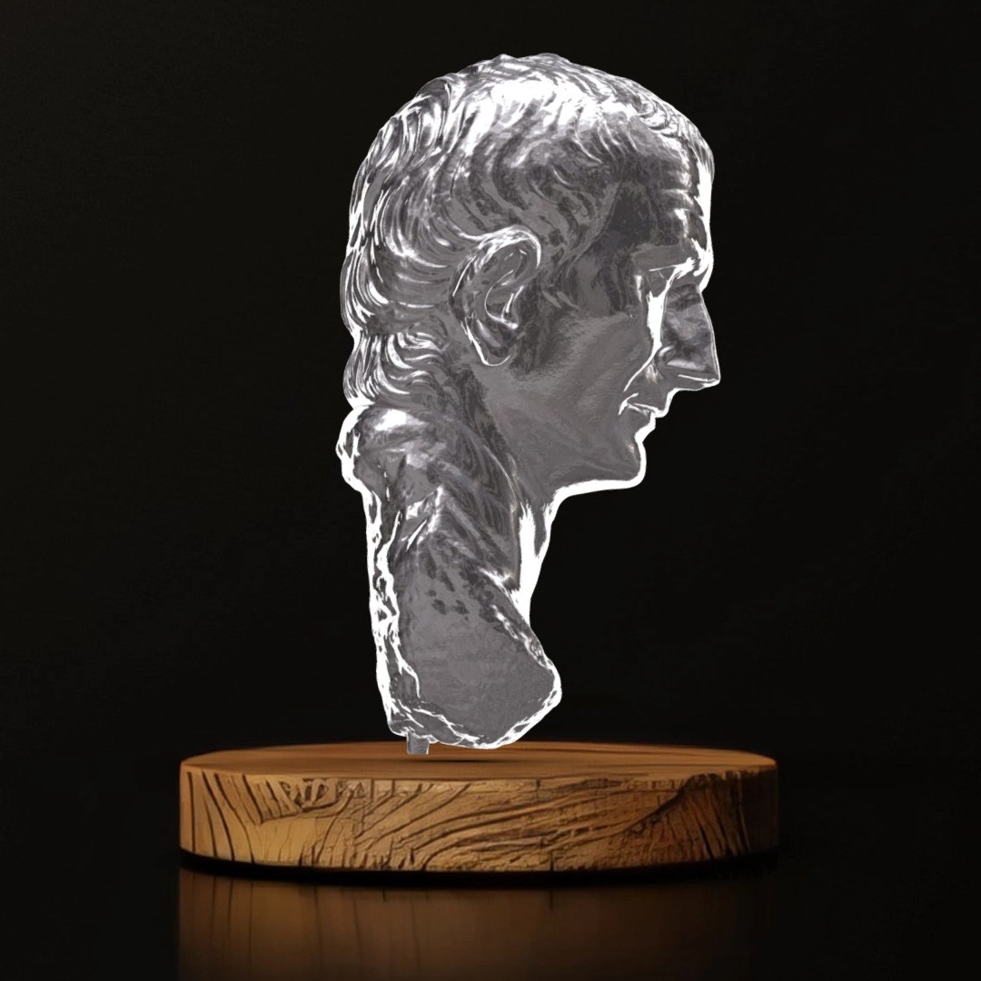 Portrait Head of Emperor Vespasian, Recut from Head of Nero - Museum Replica