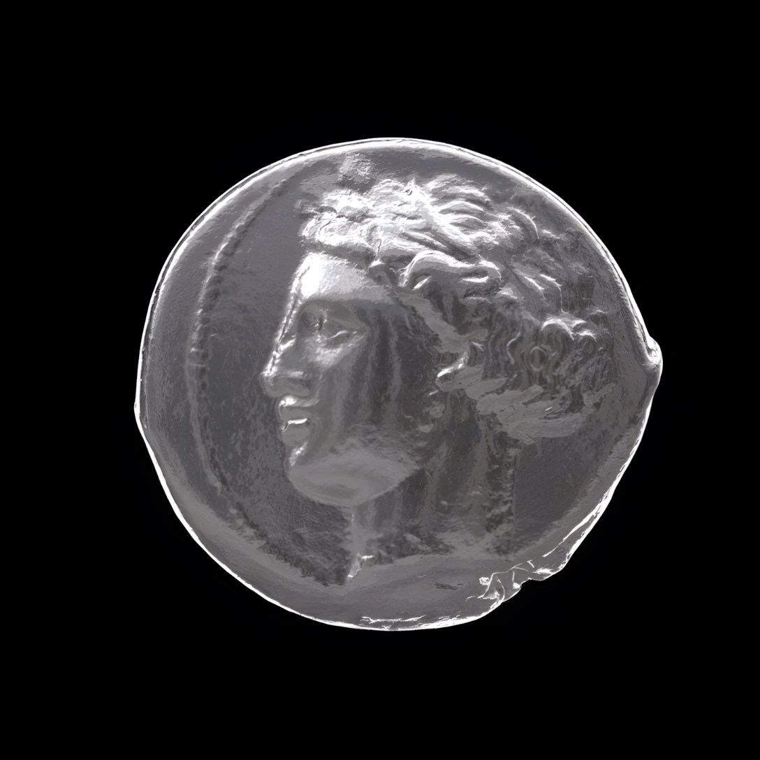 Tanit-Persephone tetradrachm - Museum replica