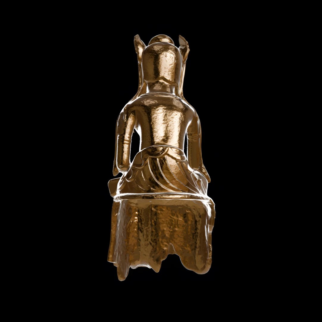 Buddha of the future, Miroku Bosatsu - Museum replica