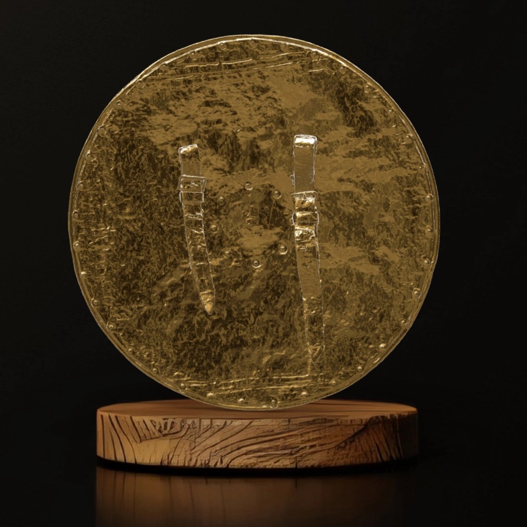 Parade Shield of King Erik 14th of Sweden - Museum Replica