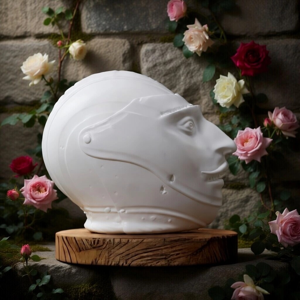 Helmet with Grotesque Visor - Museum Replica