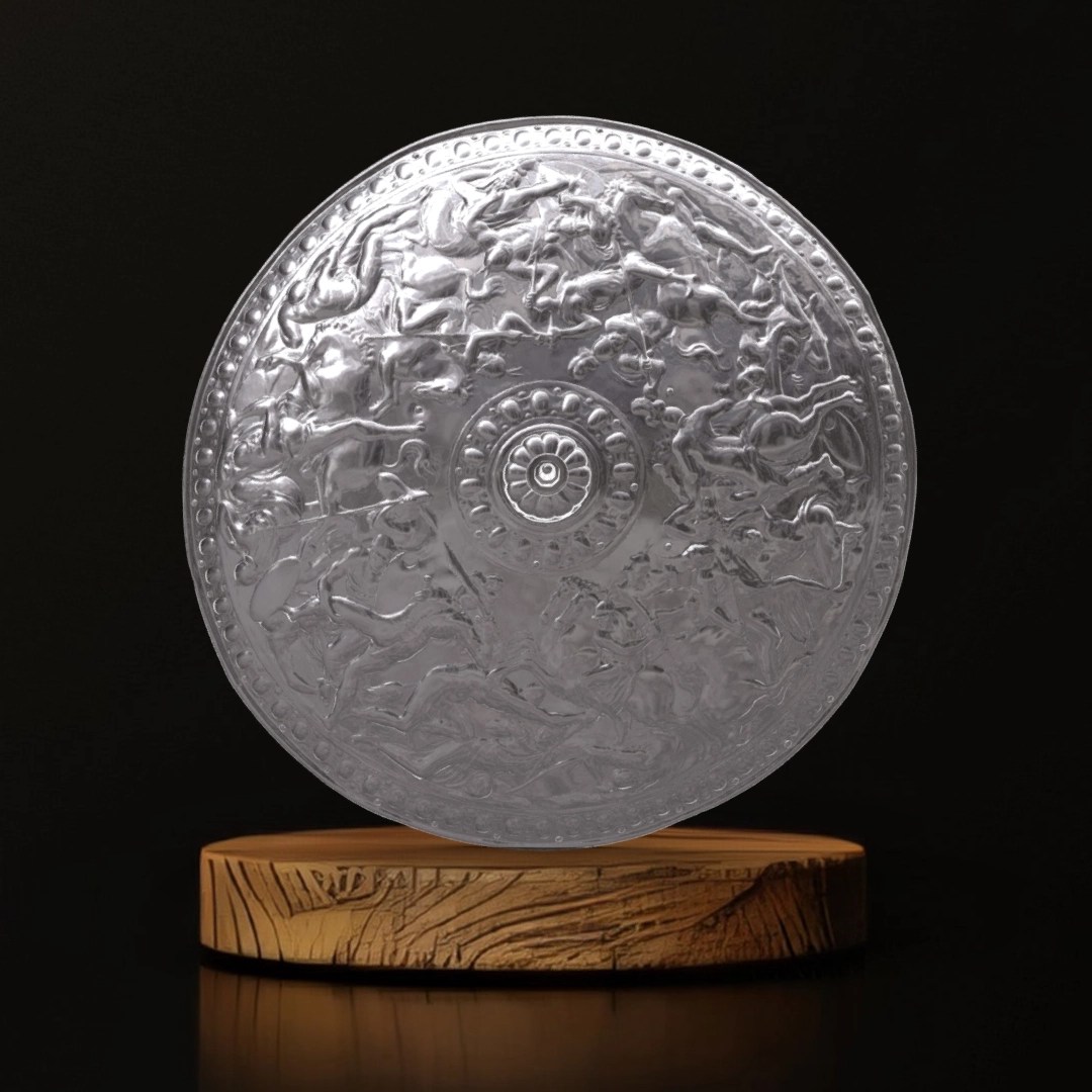 Parade Shield of King Erik 14th of Sweden - Museum Replica