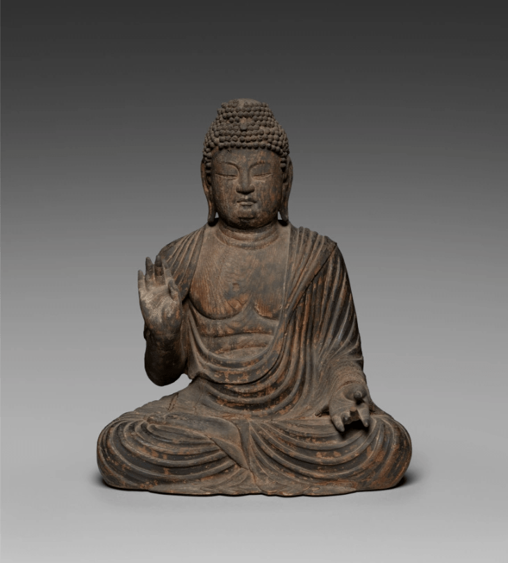 Shakyamuni (c.900 CE) 1 shakyamuni wooden sculpture