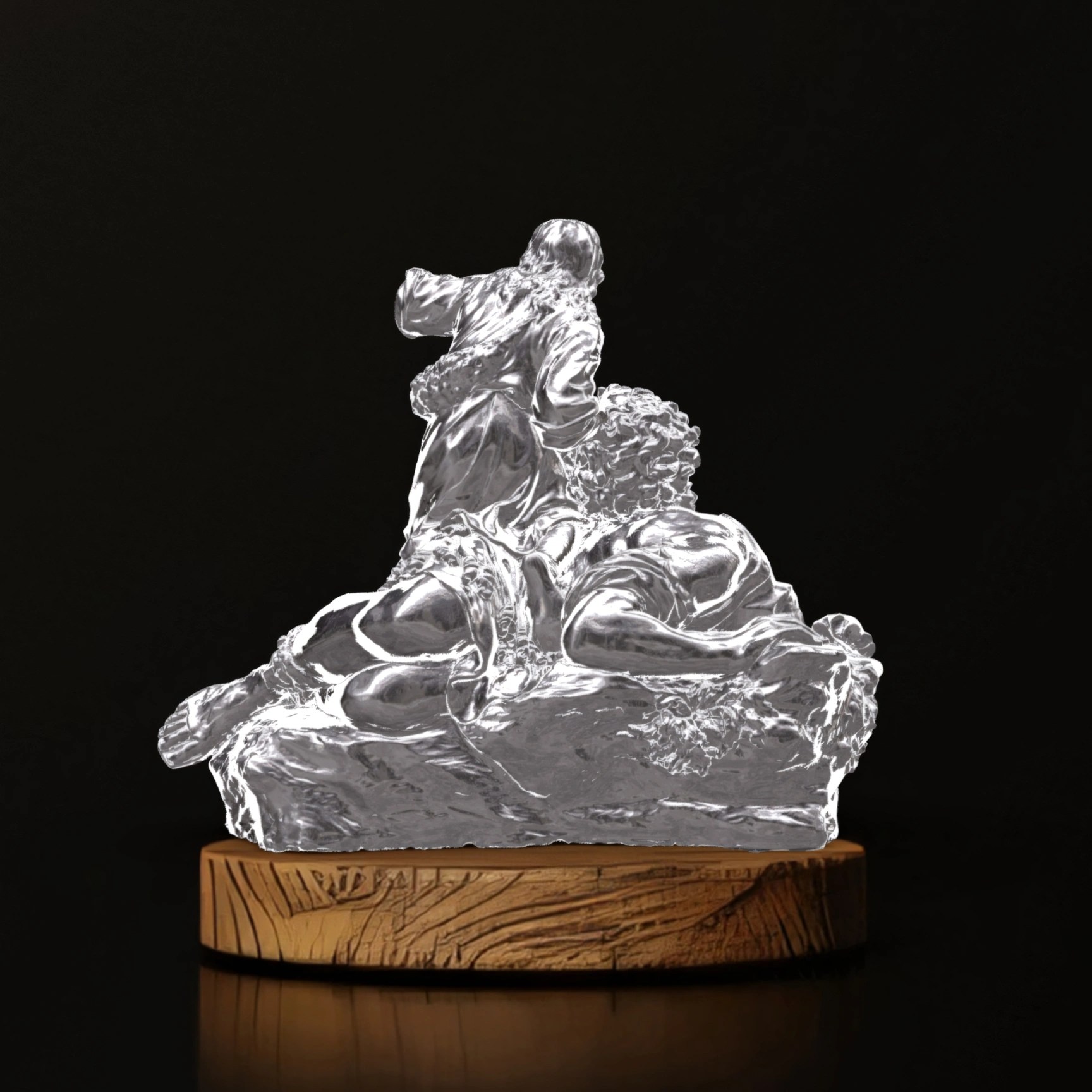 David victorious over Goliath - Museum replica