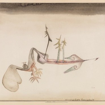 Grundverhexte Landschaft (Bewitched Landscape) by Paul Klee, 1924