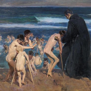 Joaquín Sorolla y Bastida, Sad Inheritance, oil on canvas, 1899.