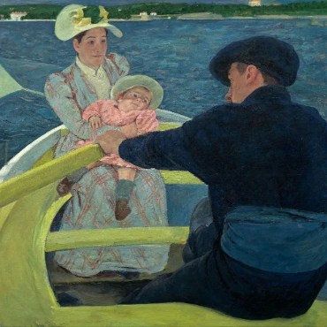 Mary Cassatt, The Boating Party, oil on canvas, 1894.