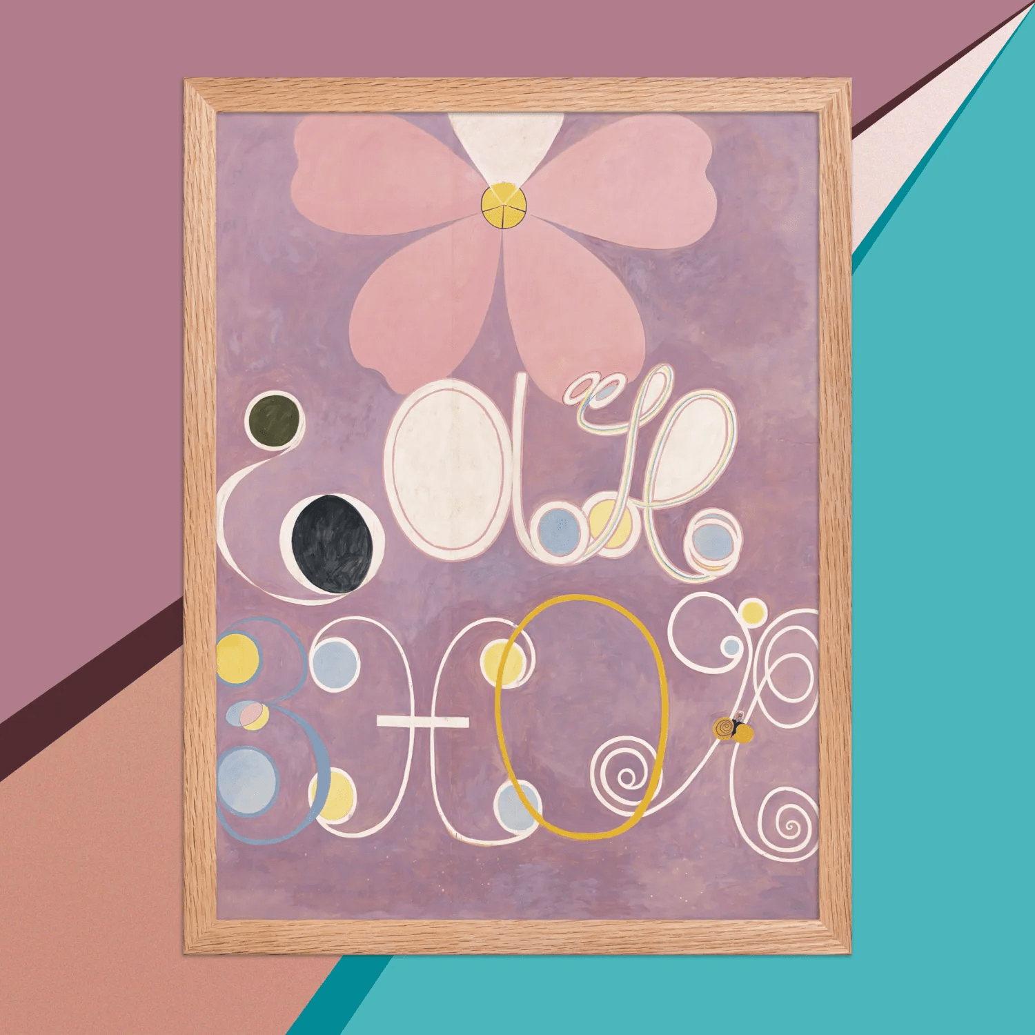 Hilma af Klint - Wheat and Wormwood (1922) Framed poster
