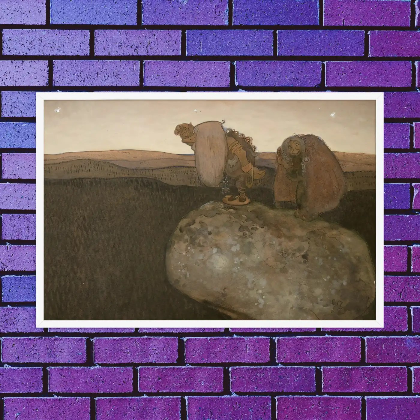 Ivan Bilibin - Baba Yaga (1900) Framed poster