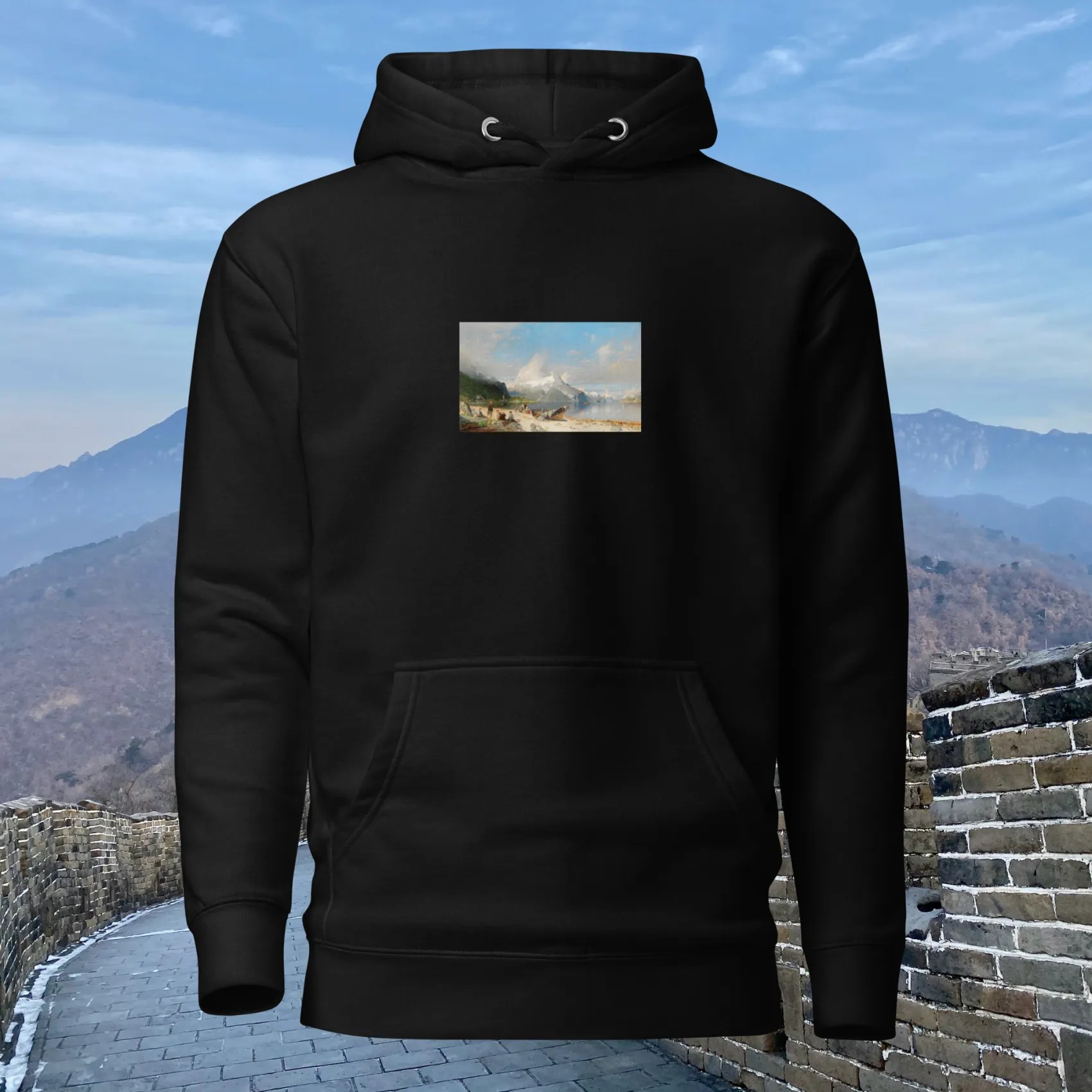 Jean-Léon Gérôme - The First Kiss of the Sun (1886) Unisex Art Hoodie