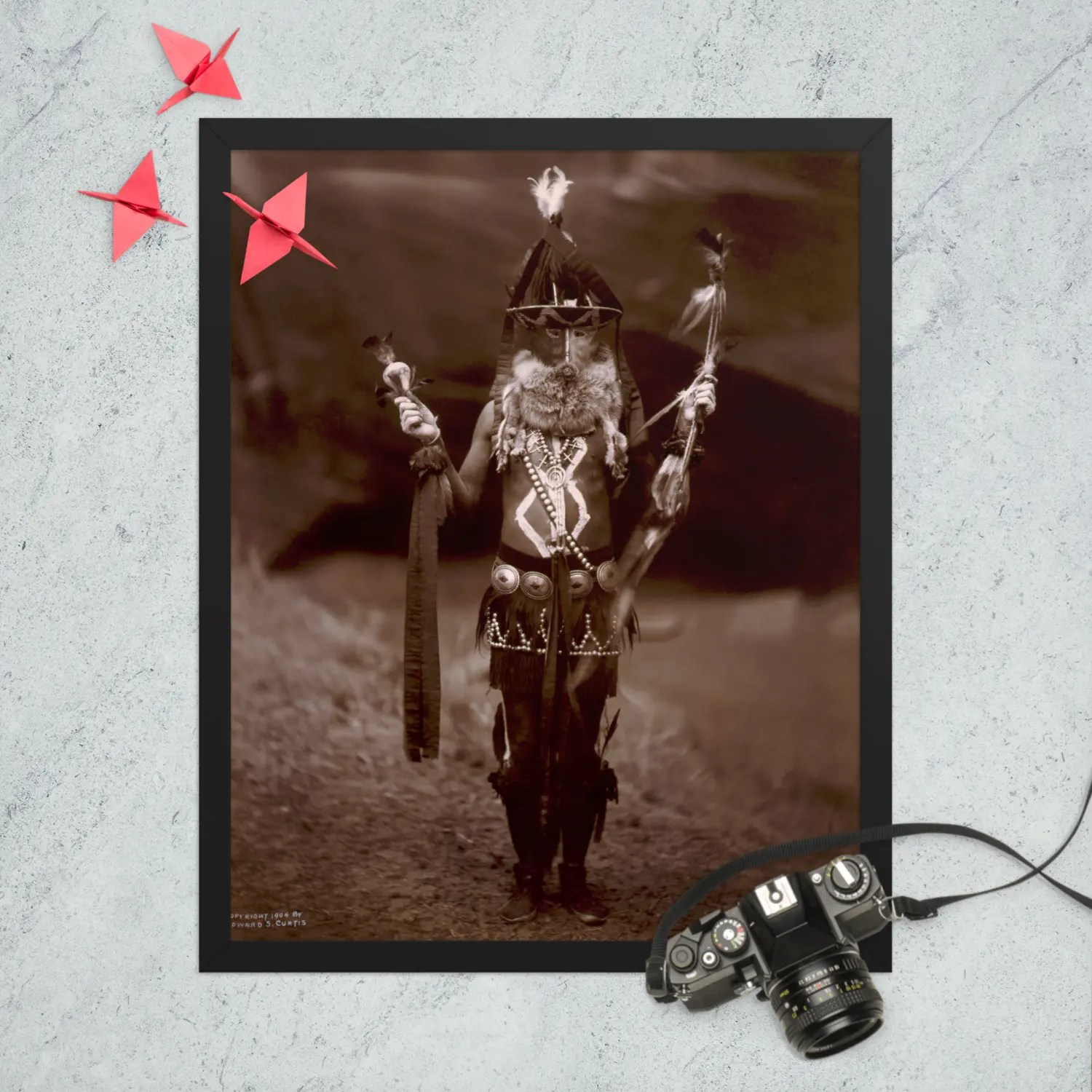 Nayenezgani, Navajo (c.1904 CE) Framed poster