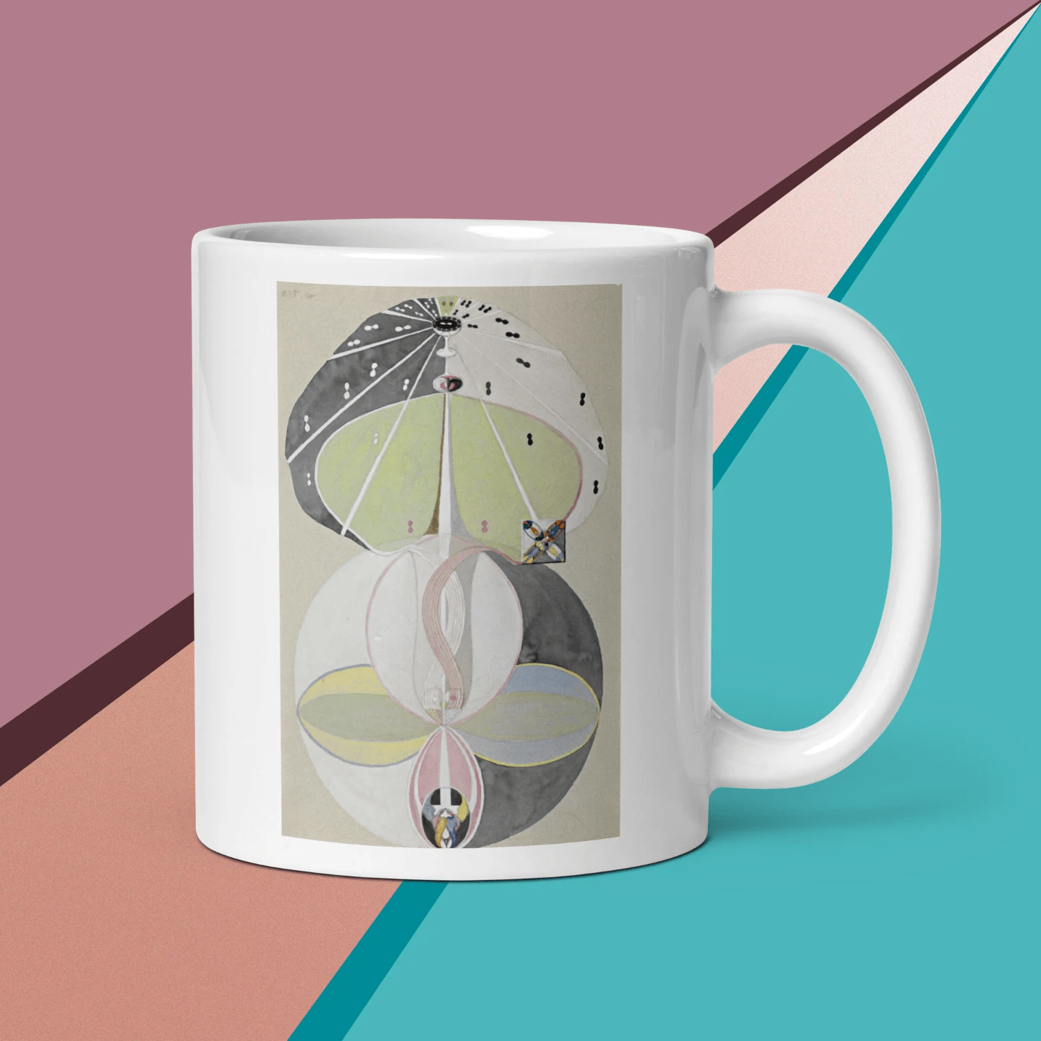 Hilma af Klint - Wheat and Wormwood (1922) Enamel Mug