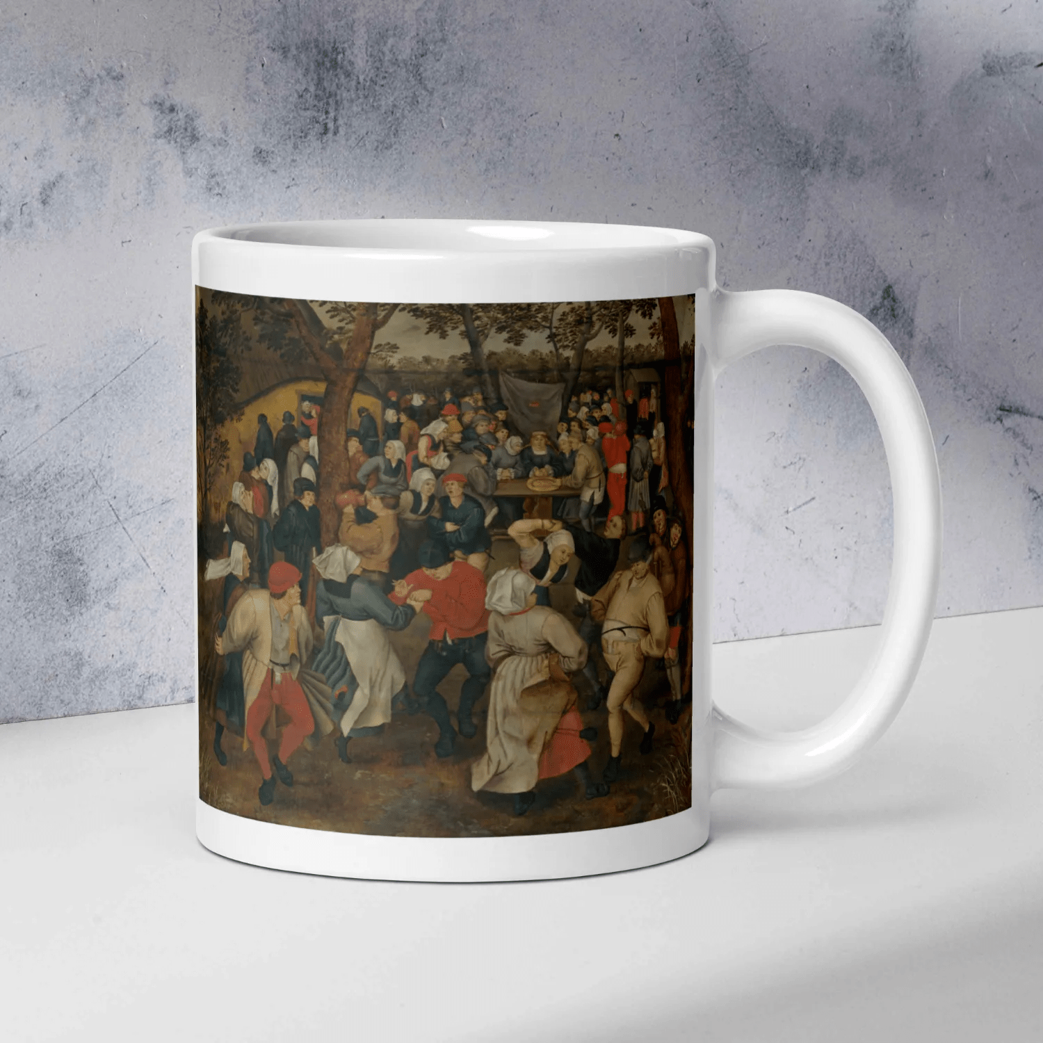 Rembrandt van Rijn - Samson's Riddle (1638) Enamel Mug