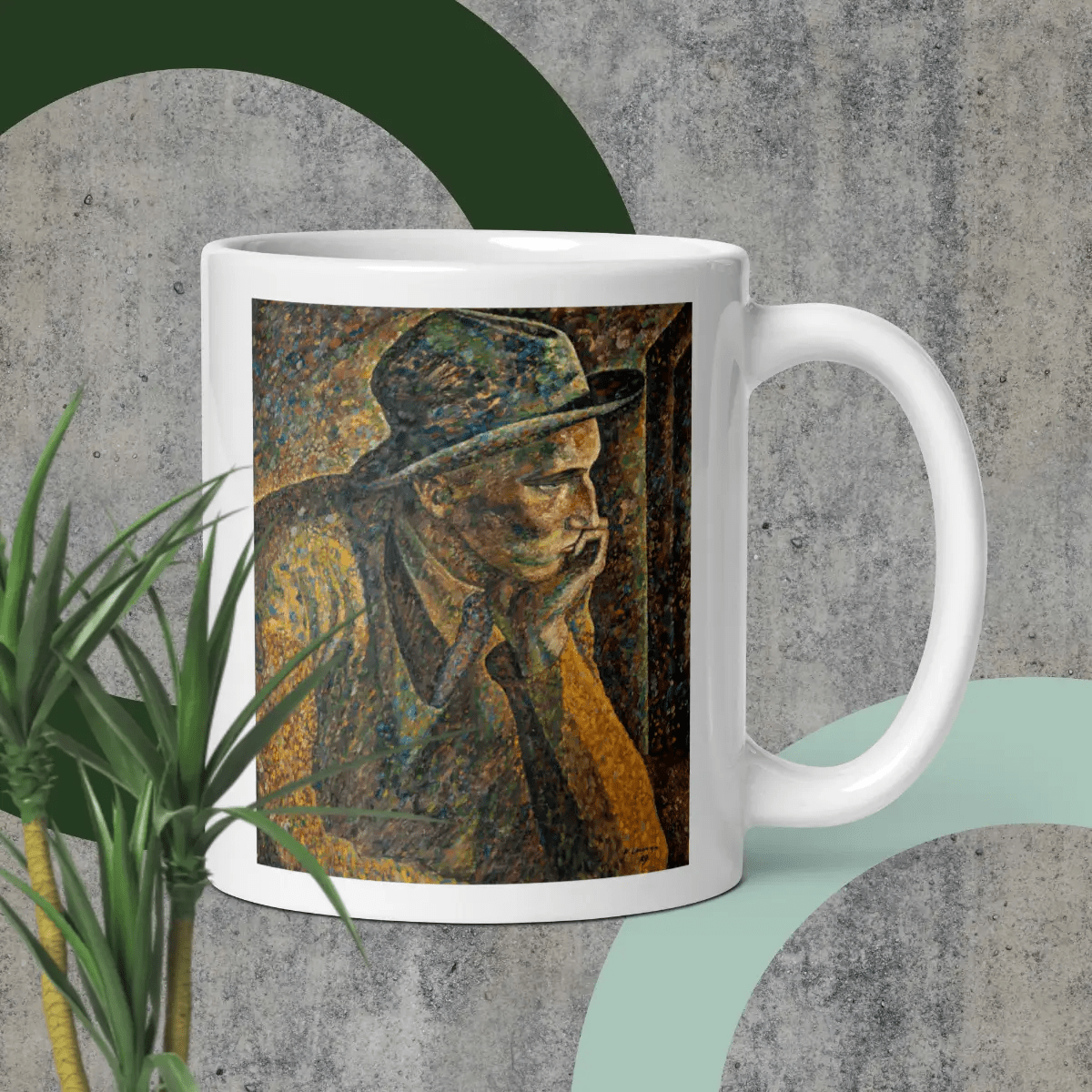 Hilma af Klint - Self Portrait (c.1890) Enamel Art Mug