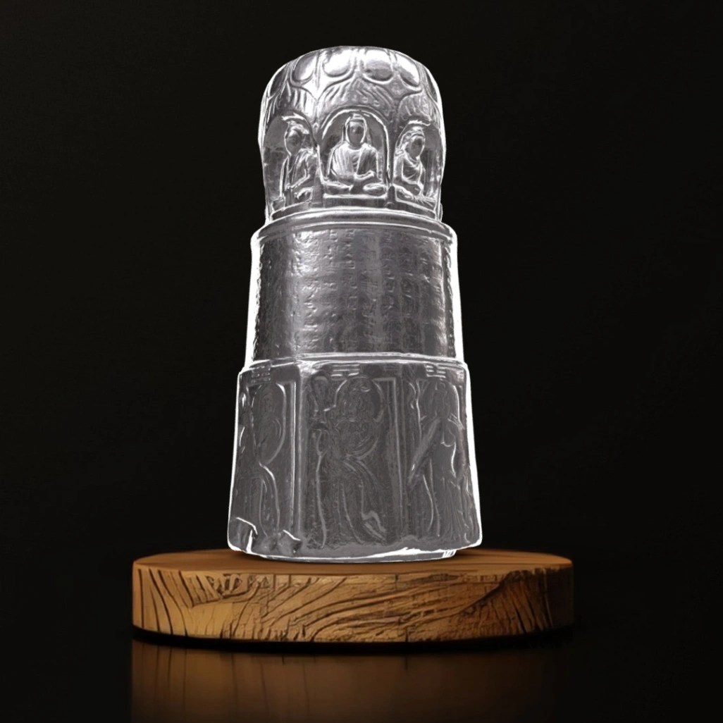 Miniature Votive Stupa - Museum Replica