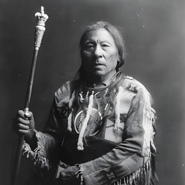 Running Rabbit, Blackfoot portrait photograph, c. 1900