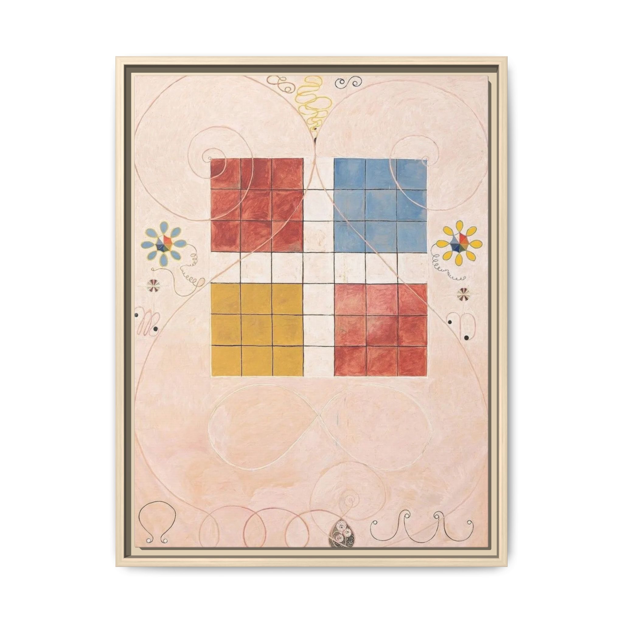The Ten Largest, No. 10, Old Age (1907) Framed Canvas | Hilma af Klint Wall Art