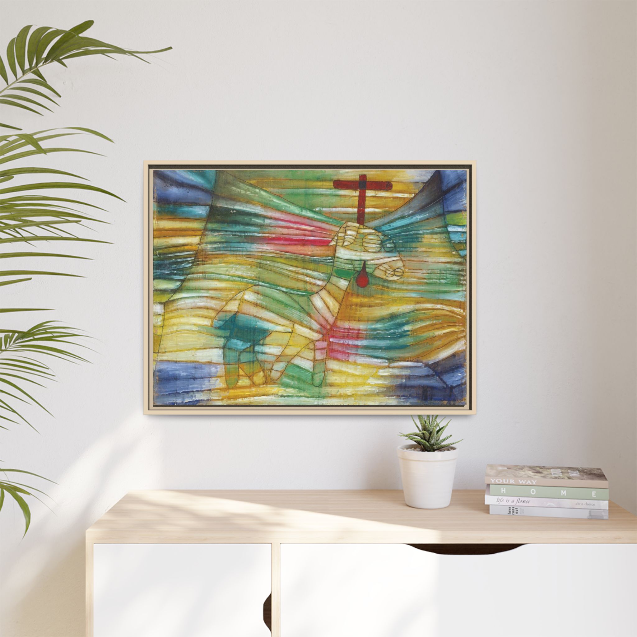 The Lamb (1920) Framed Canvas | Paul Klee Wall Art