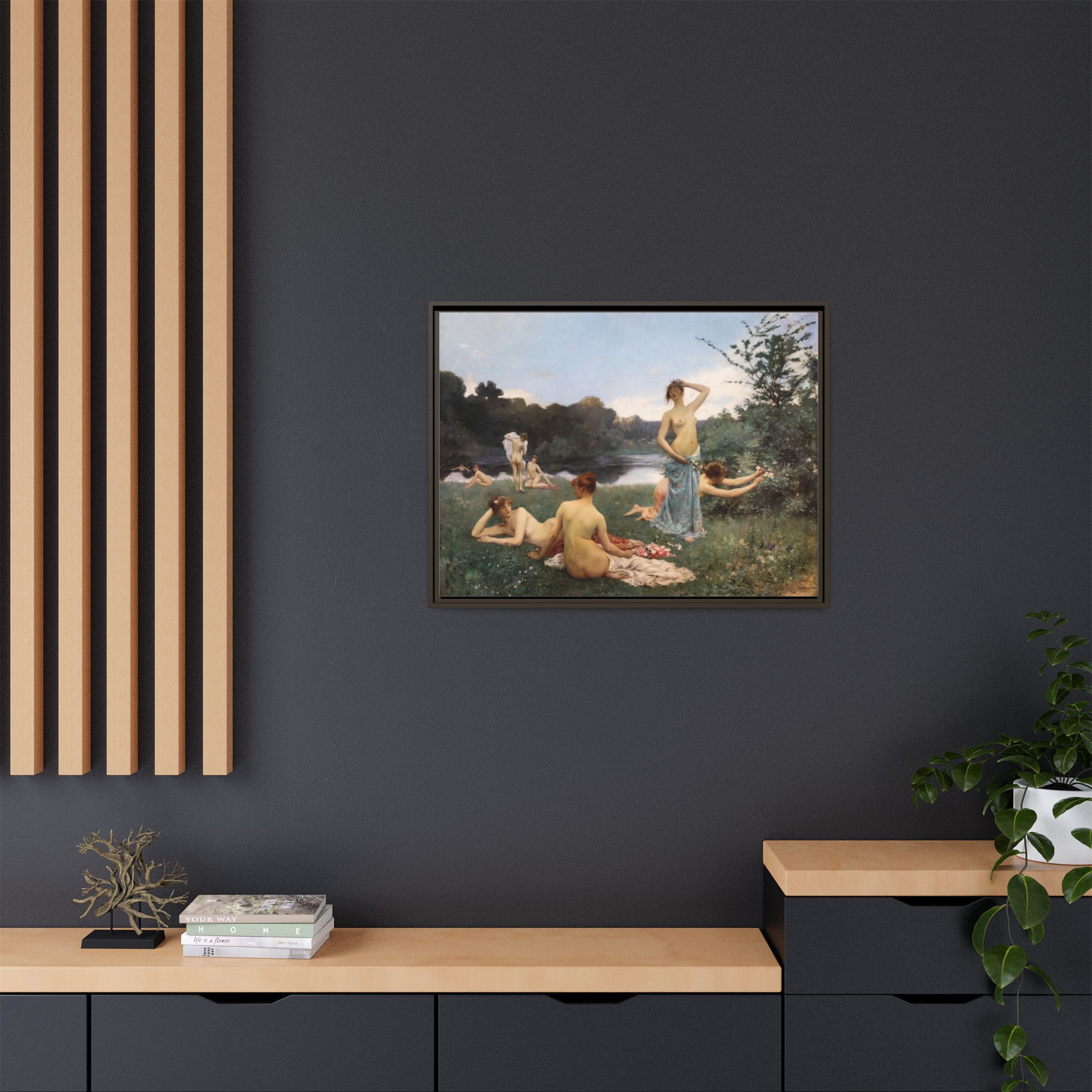 Summer (1884) Framed Canvas | Raphael Collin Wall Art