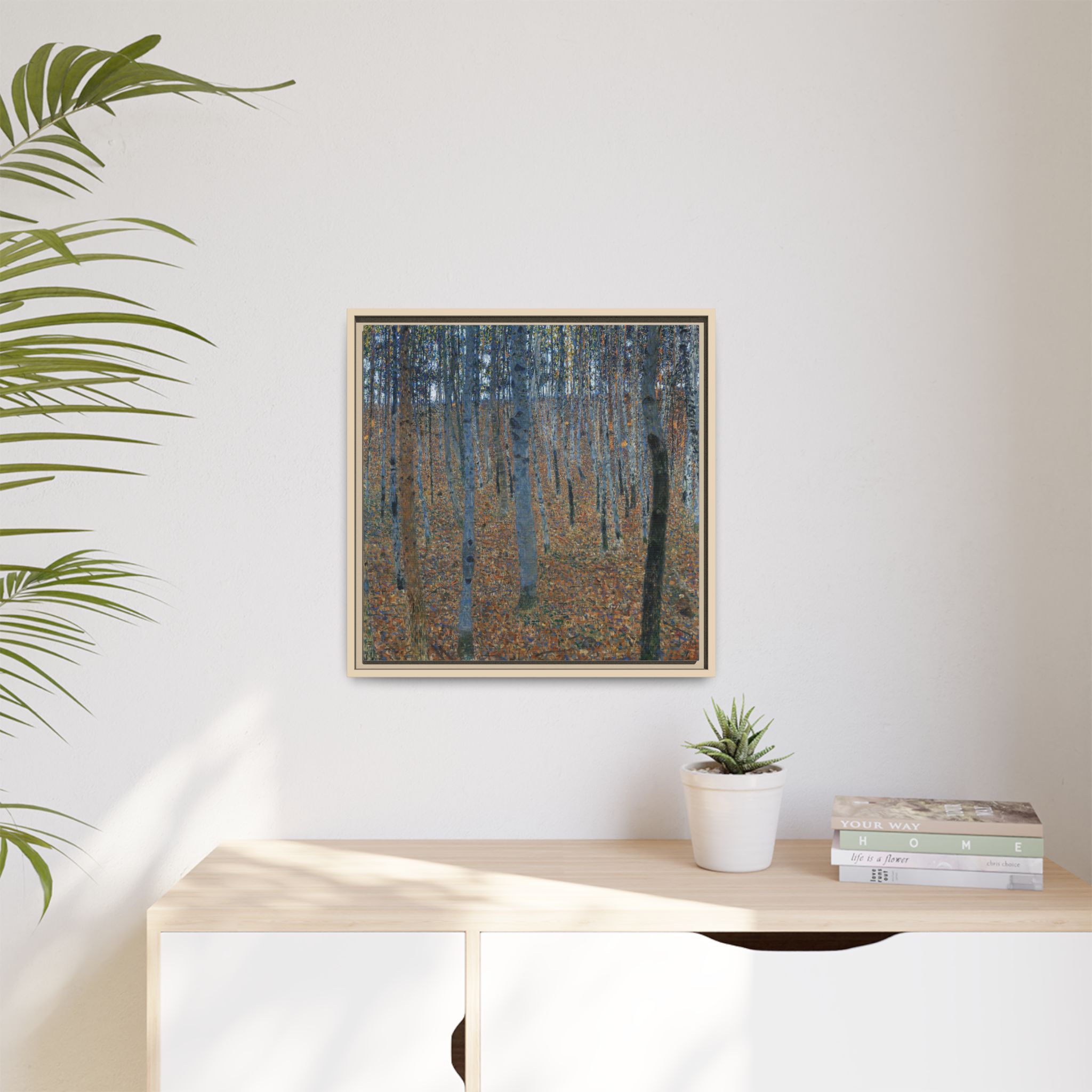 Beech Grove I (1902-1903) Framed Canvas | Gustav Klimt Wall Art