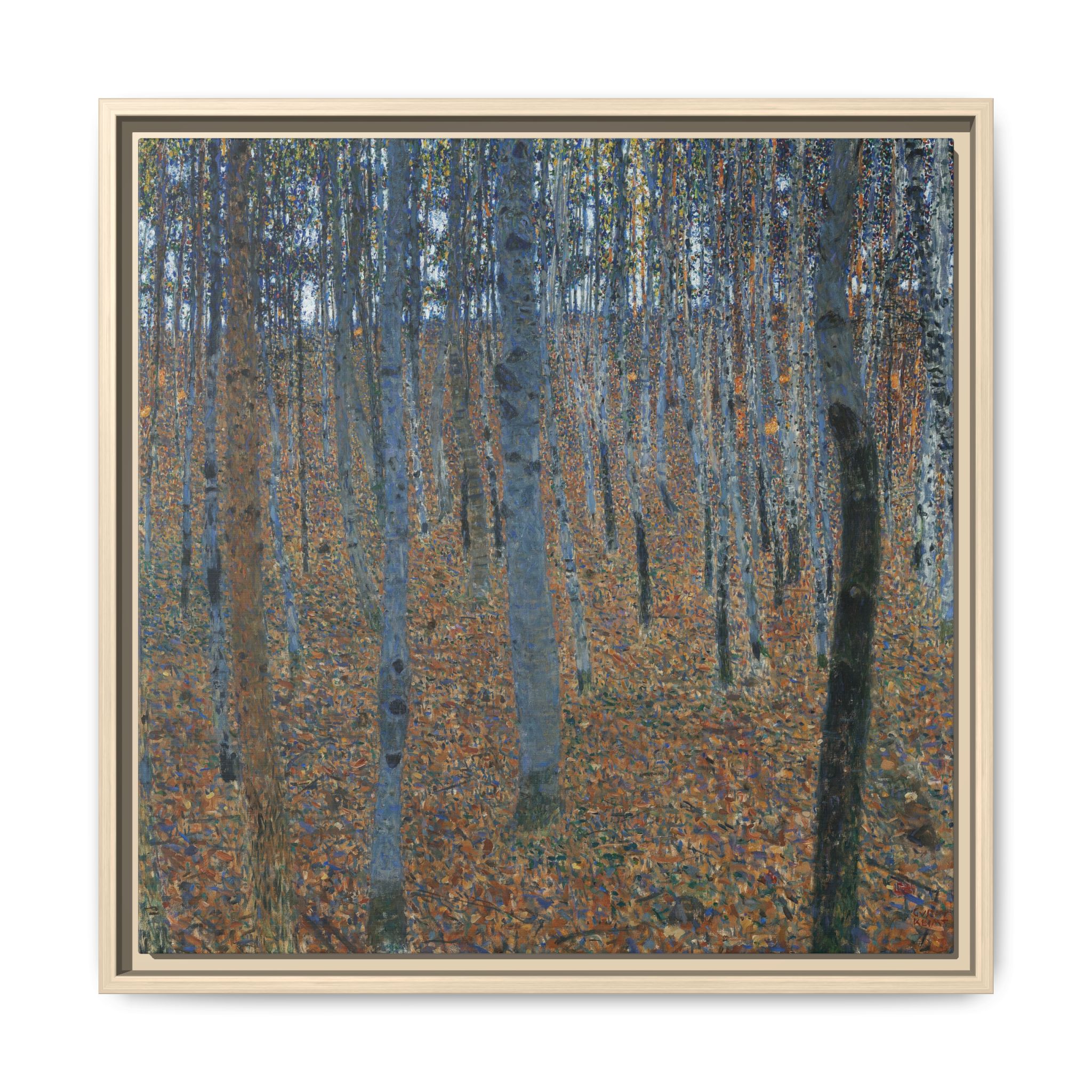 Beech Grove I (1902-1903) Framed Canvas | Gustav Klimt Wall Art
