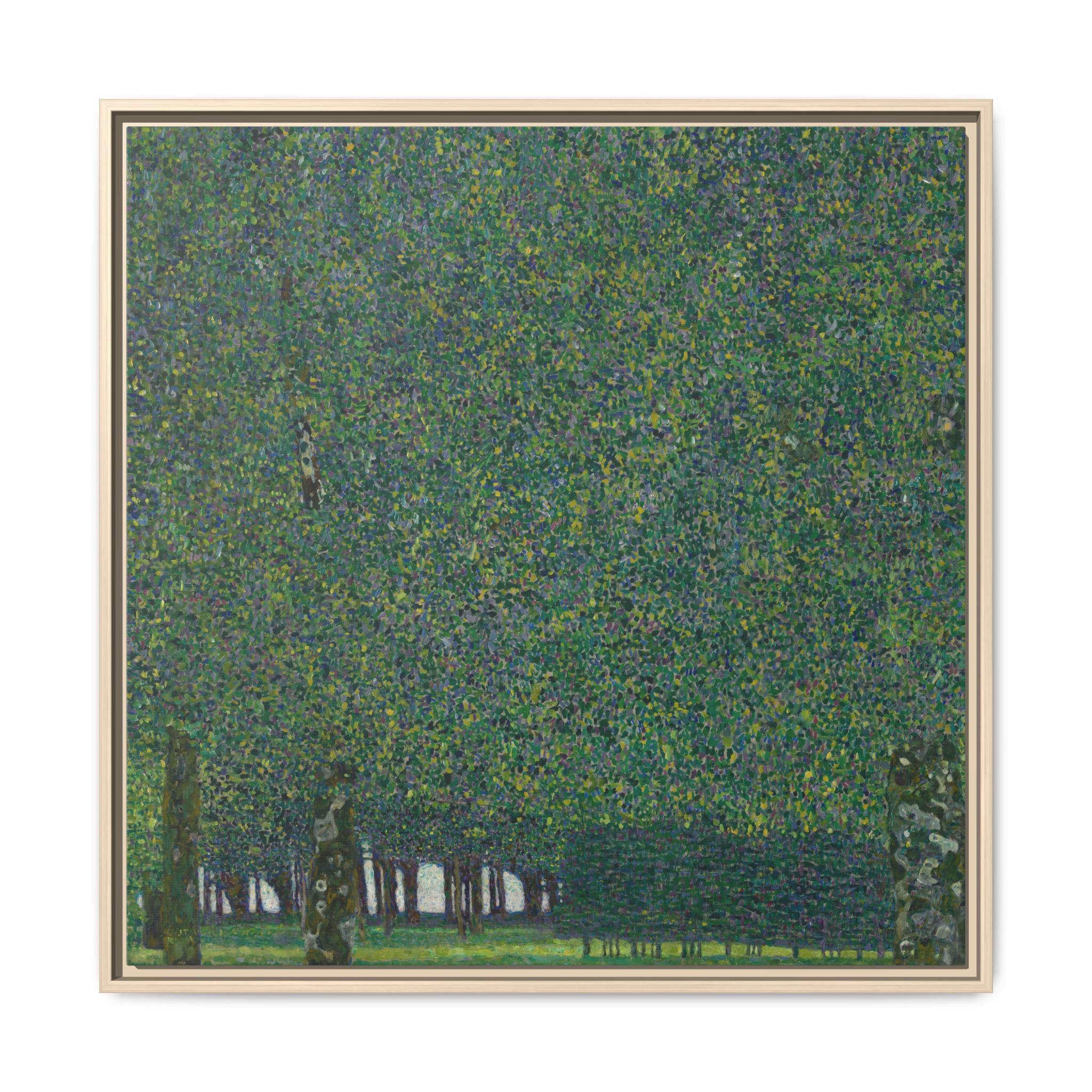 The Park (1909-1910) Framed Canvas | Gustav Klimt Wall Art