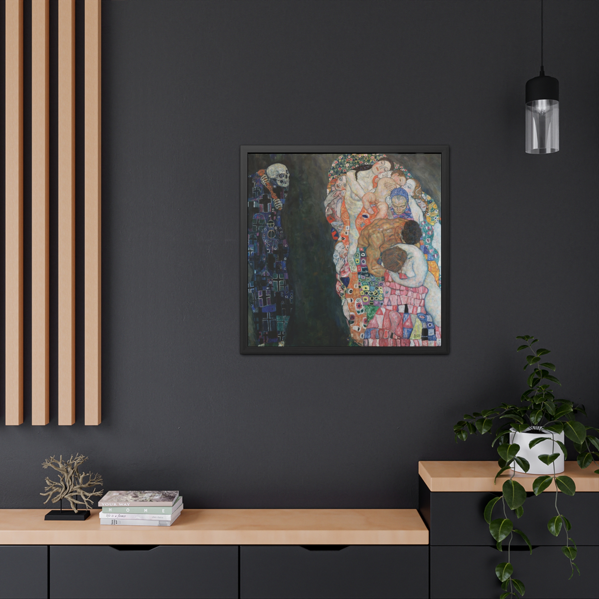 Death and Life (1910-1911) Framed Poster | Gustav Klimt Wall Art