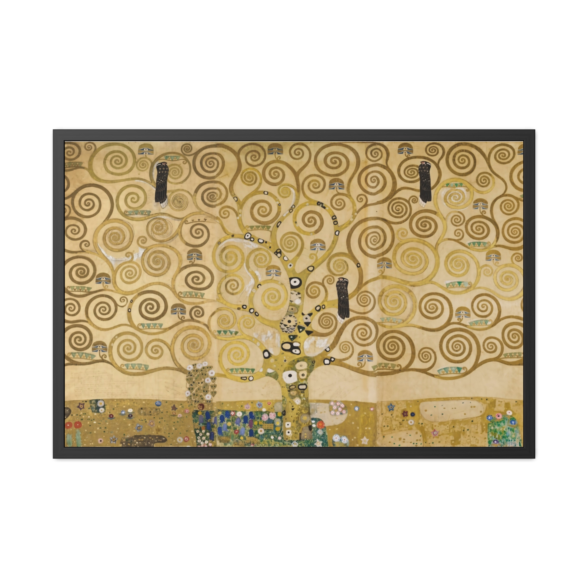 The Tree of Life (Stoclet Frieze) Framed Poster | Gustav Klimt Wall Art