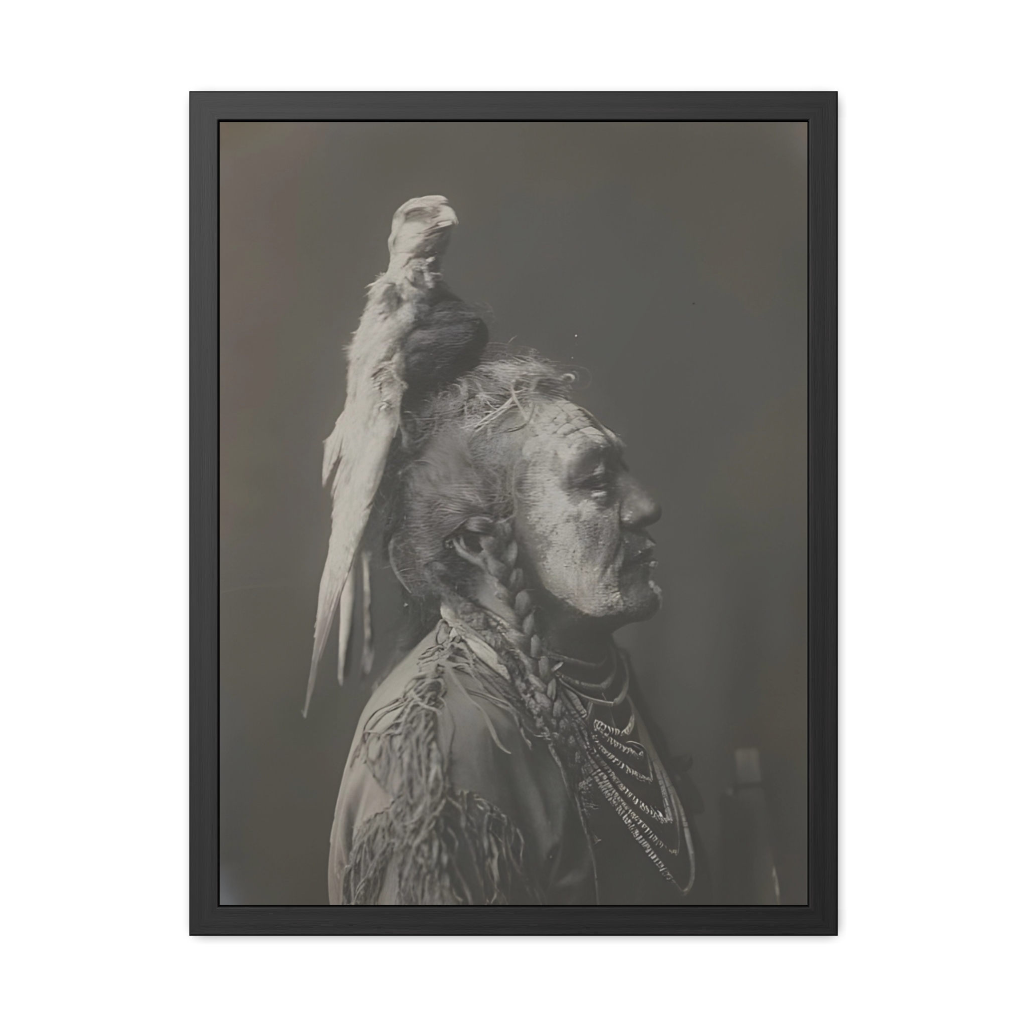 Two Whistles, Crow (c.1908) Framed Poster | Photo Wall Art